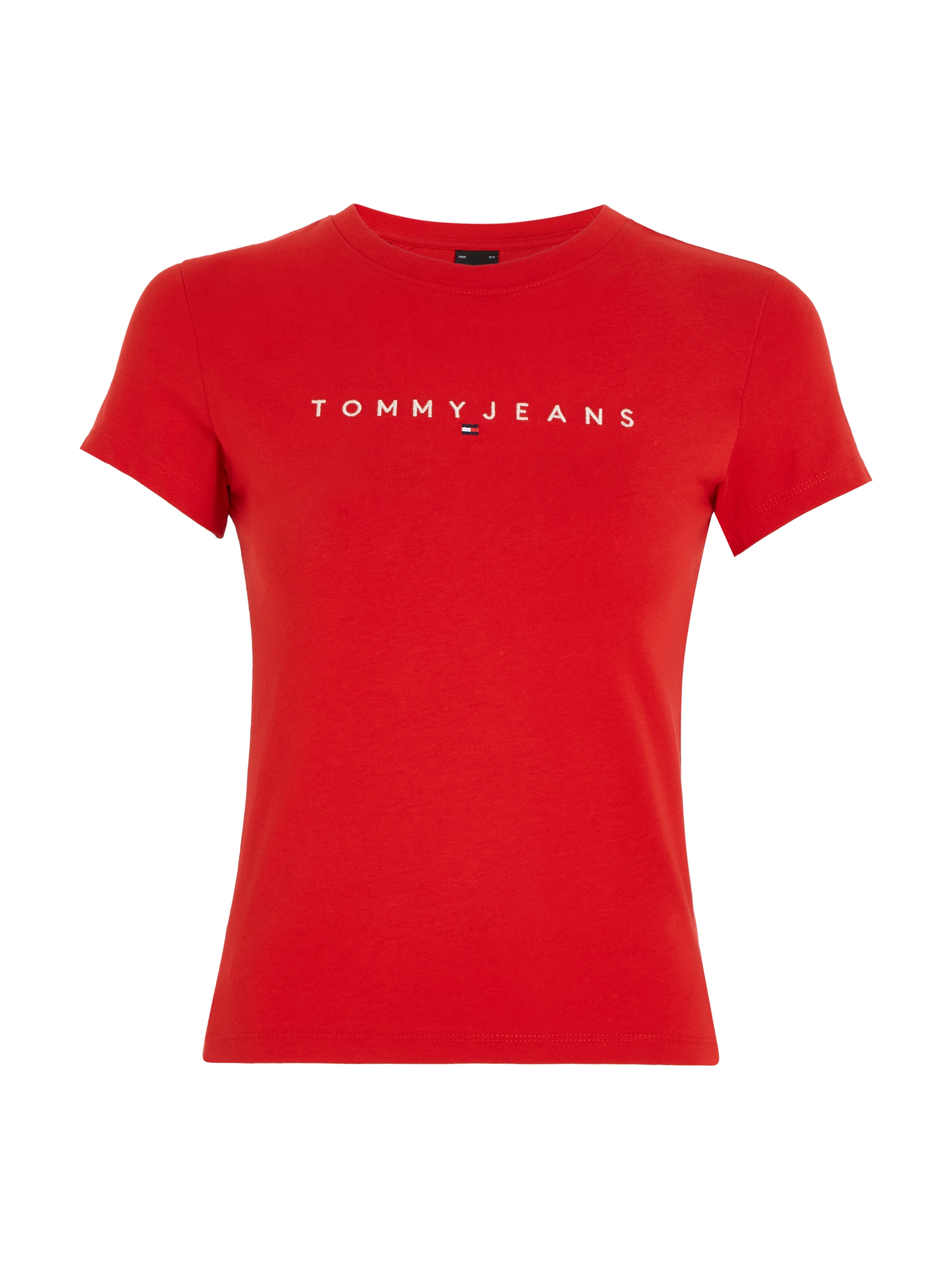 Tommy Jeans BAUR EXT« T-Shirt | online Curve TEE SS SLIM bestellen LINEAR »TJW