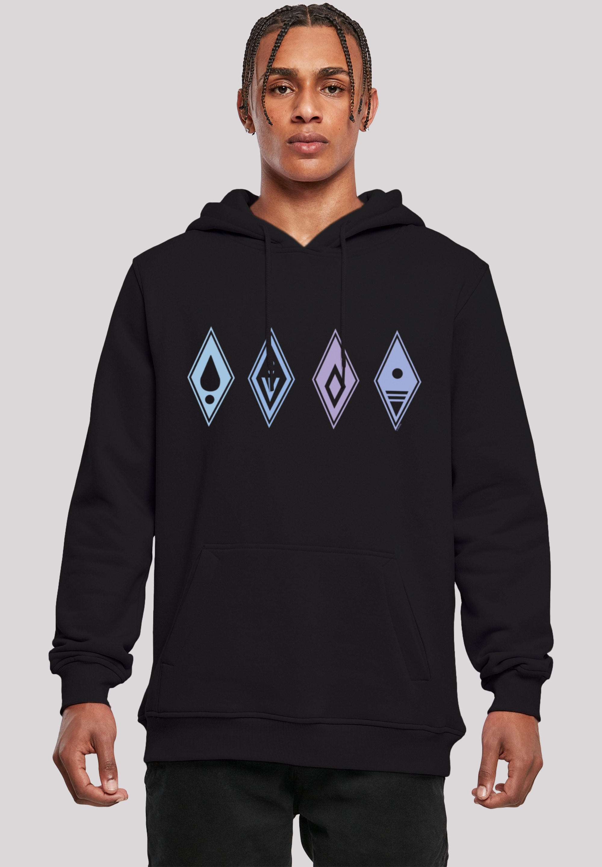 F4NT4STIC Kapuzenpullover "Disney Frozen Symbols", Print günstig online kaufen