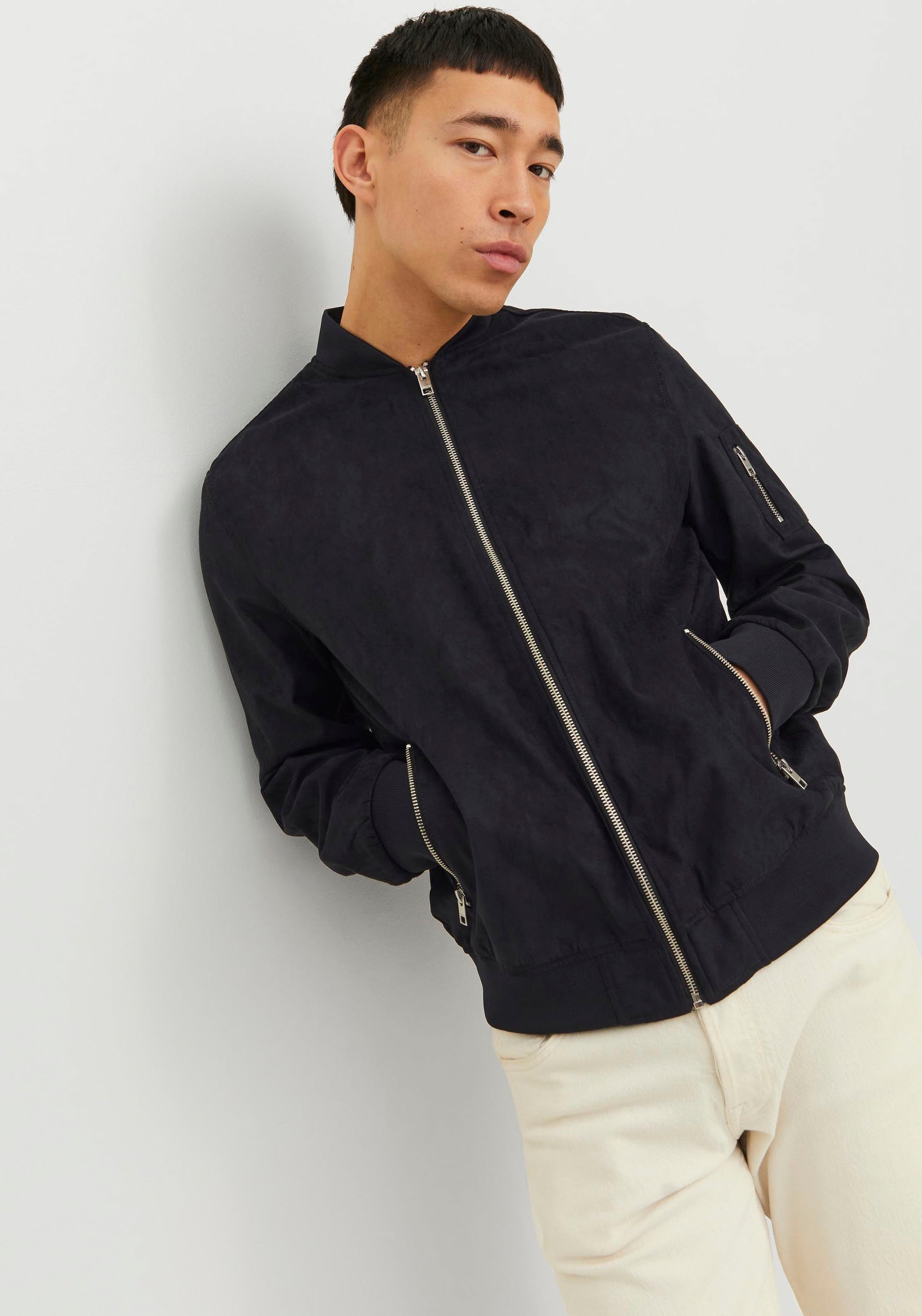 Jack & Jones Blouson »JJEROCKY FAUX SUEDE BOMBER NOOS«