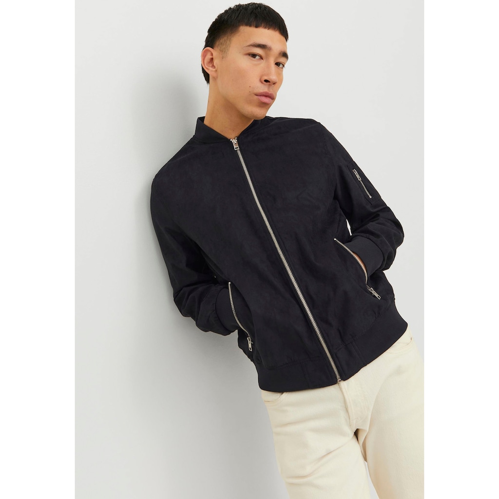 Jack & Jones Blouson »JJEROCKY FAUX SUEDE BOMBER NOOS«