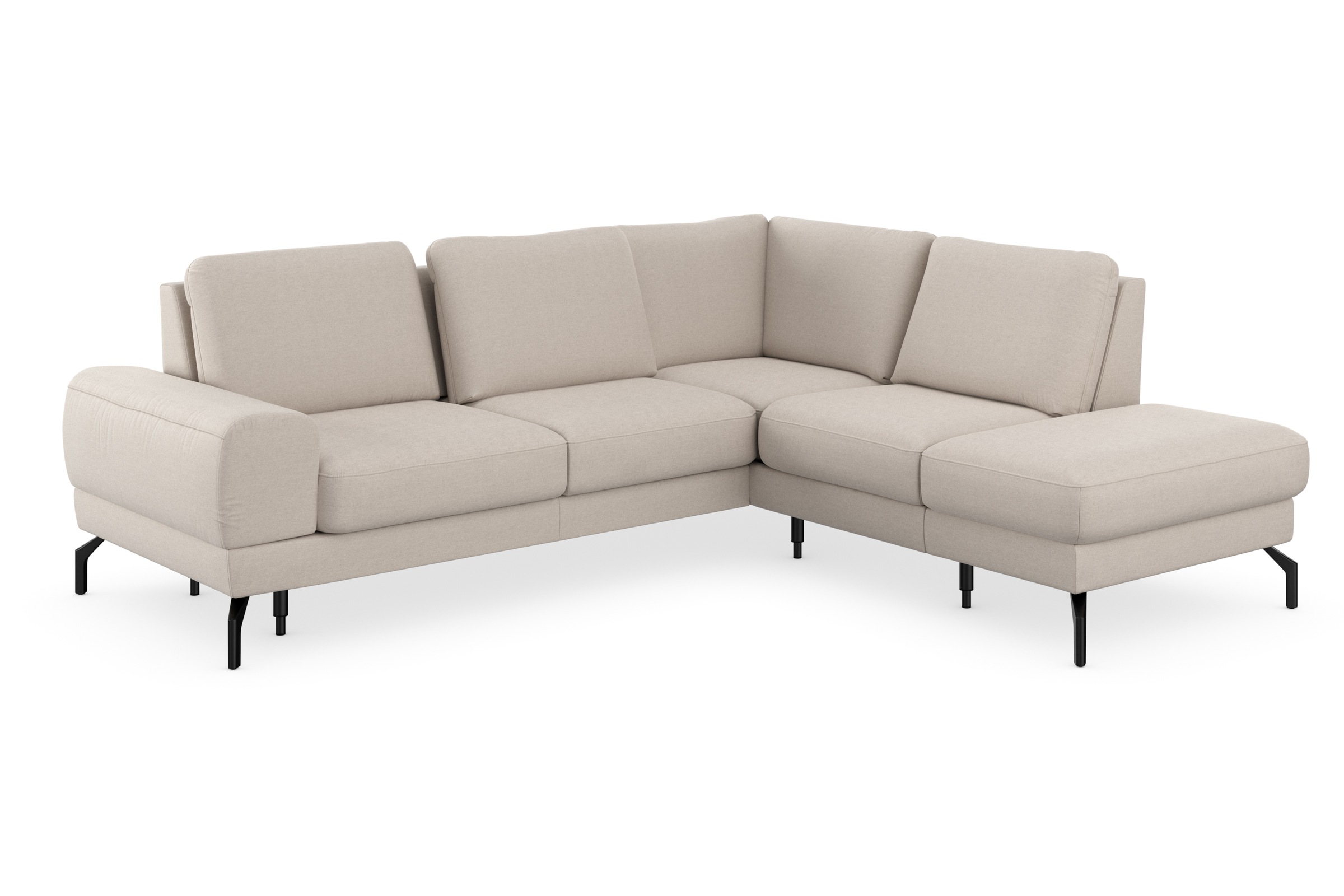 sit&more Ecksofa »Cinturo L-Form«, inklusive Sitztiefenverstellung und Federkern, Sitzhöhe 48 cm