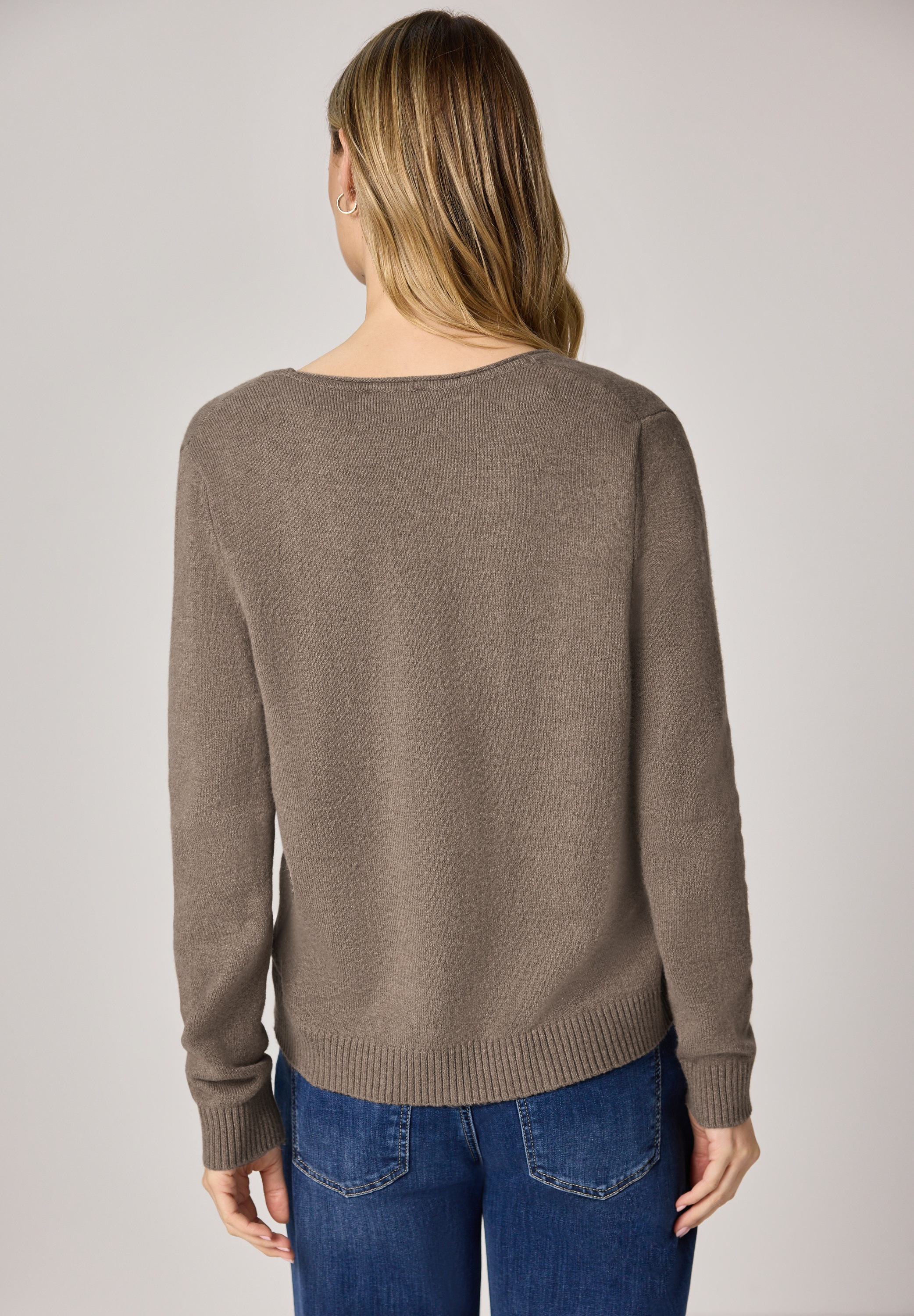 STREET ONE Cardigan mit V-Ausschnitt günstig online kaufen