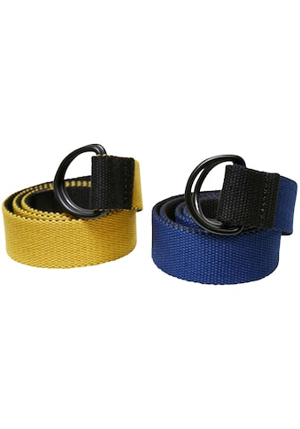 Hüftgürtel »Urban Classics Unisex Easy D-Ring Belt Kids 2-Pack«