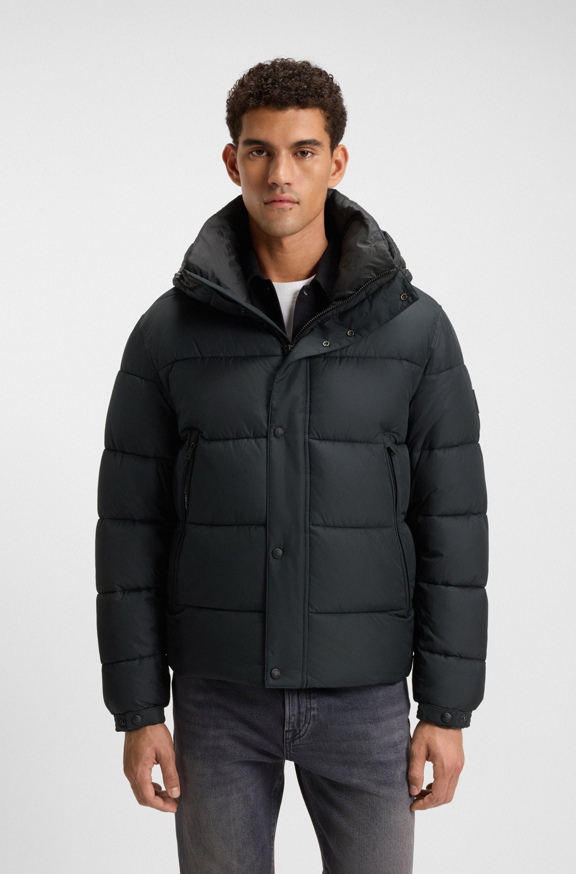 BOSS ORANGE Steppjacke "Omaris", mit Kapuze, mit Reißverschlusstaschen günstig online kaufen