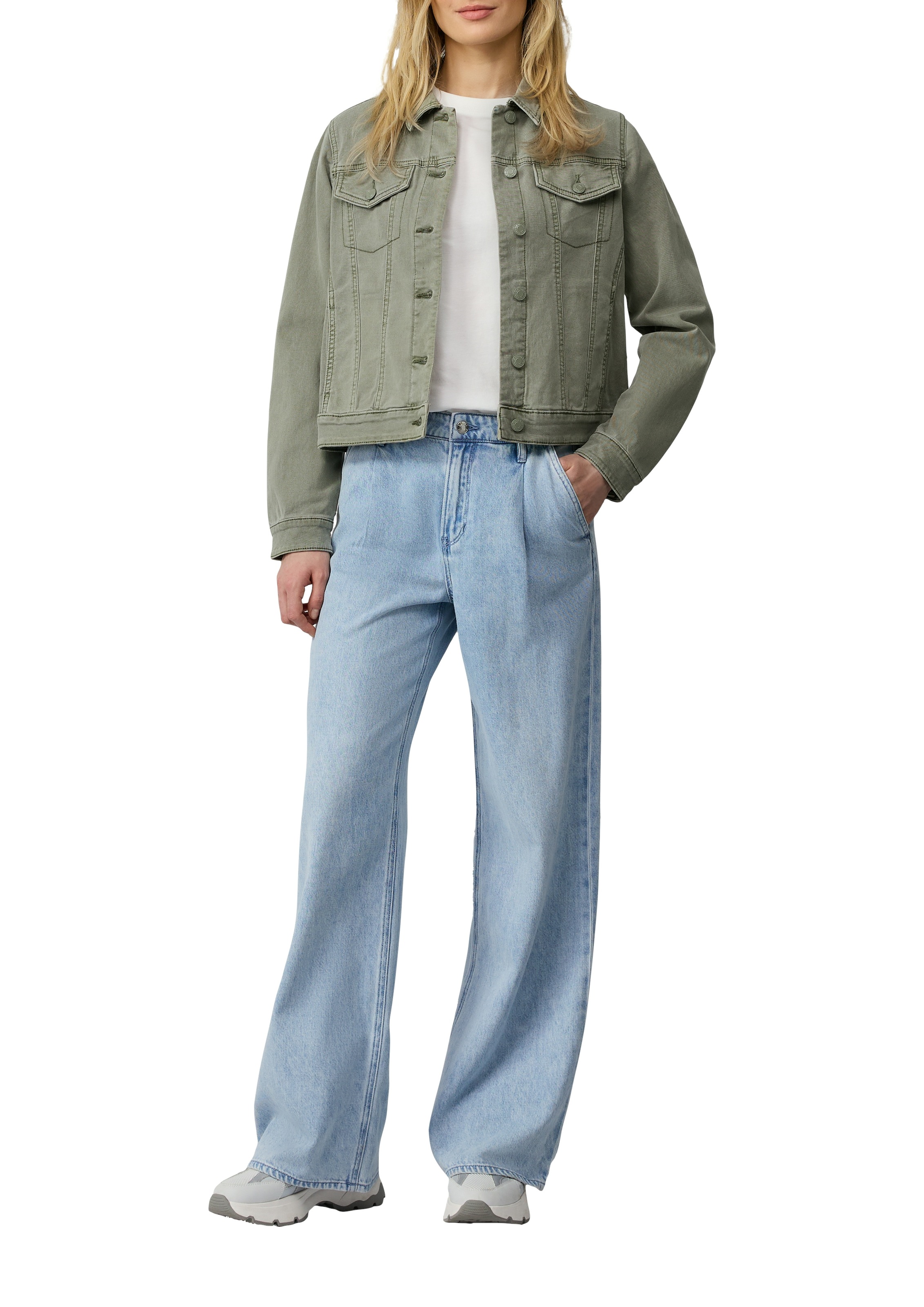 s.Oliver Jeansjacke, mit Taschen günstig online kaufen