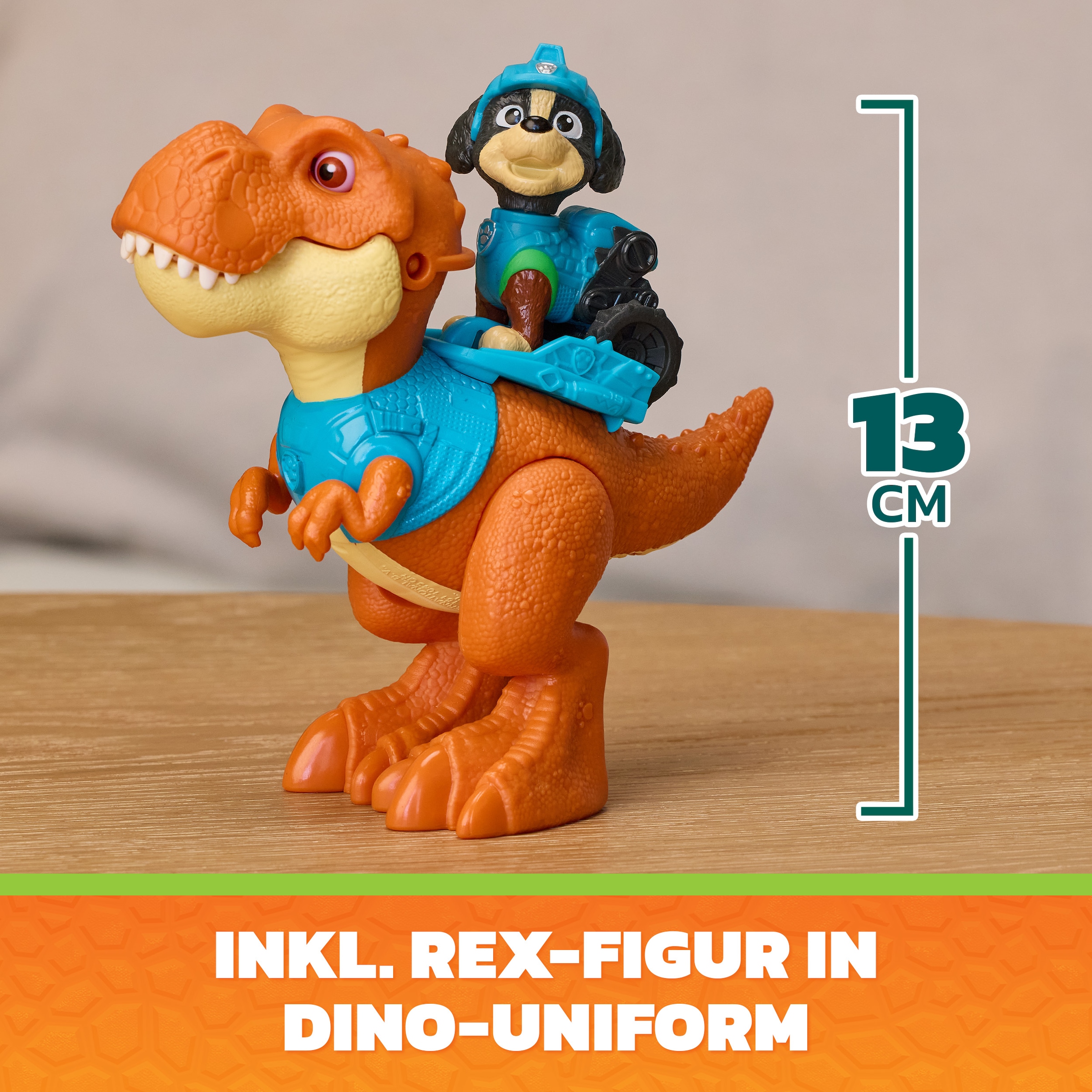Spin Master Spielfigur »PAW Patrol: Der Dino Film, Roaring Pups, Rex-Figur & T-Rex-Dino Timmy« mit Soundeffekten