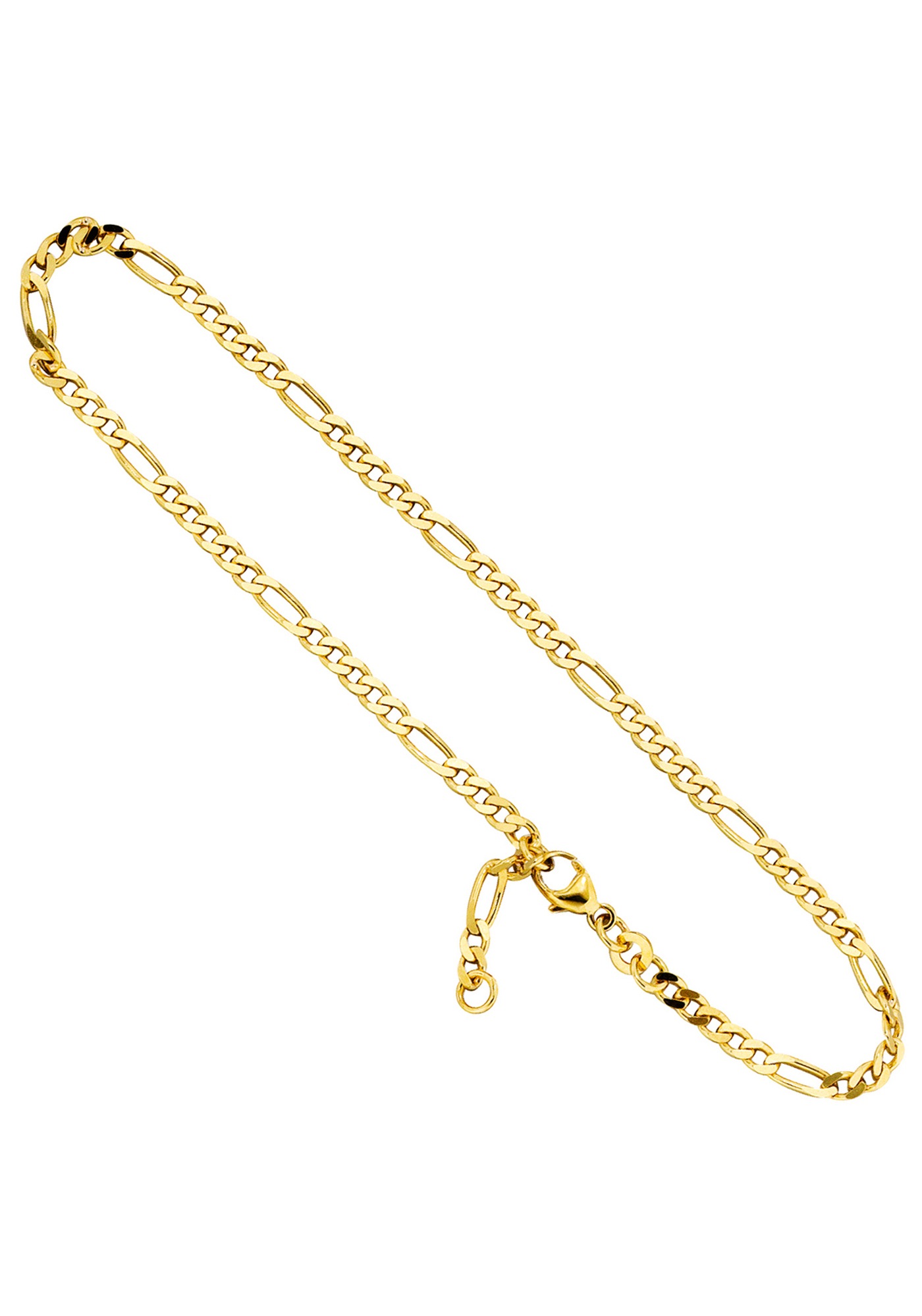 Fußkette JOBO, gold (gelbgold 333), Fußketten, Damen, Gelbgold 333, 333 Gold 25 cm 2