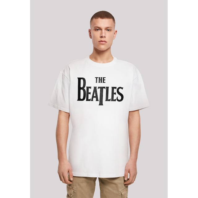 Logo Print kaufen F4NT4STIC »The BAUR Band Beatles Black«, ▷ Drop T T-Shirt |