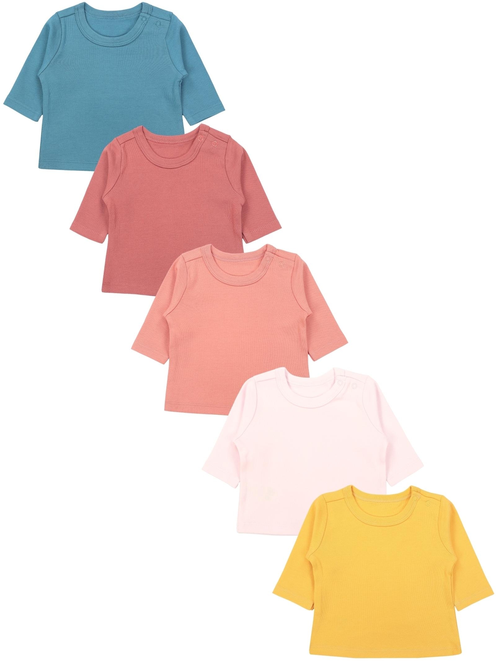 TupTam Langarmshirt "Shirt Baby Mädchen Langarmshirt 5er Set"