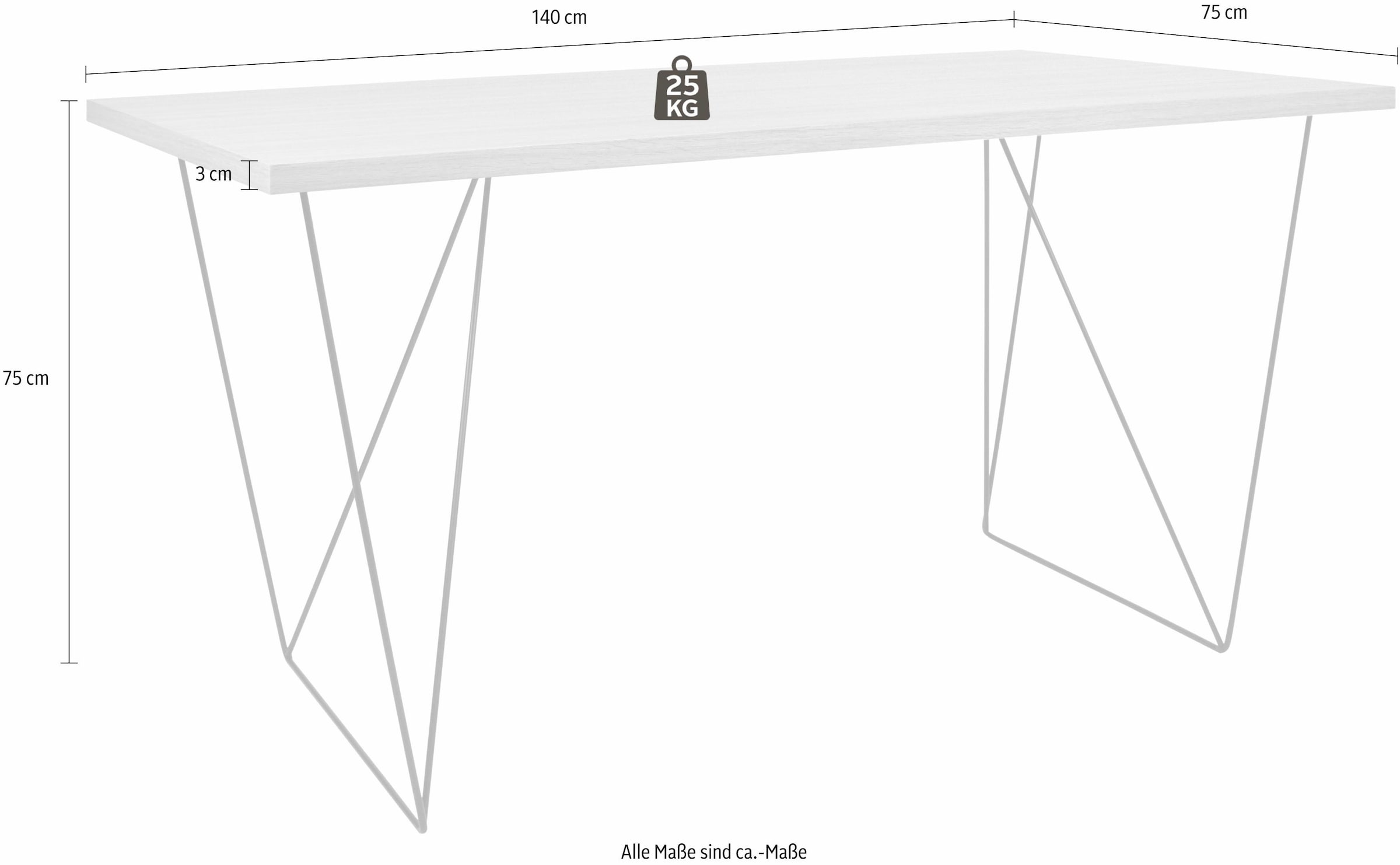 kaufen | Schreibtisch TemaHome BAUR