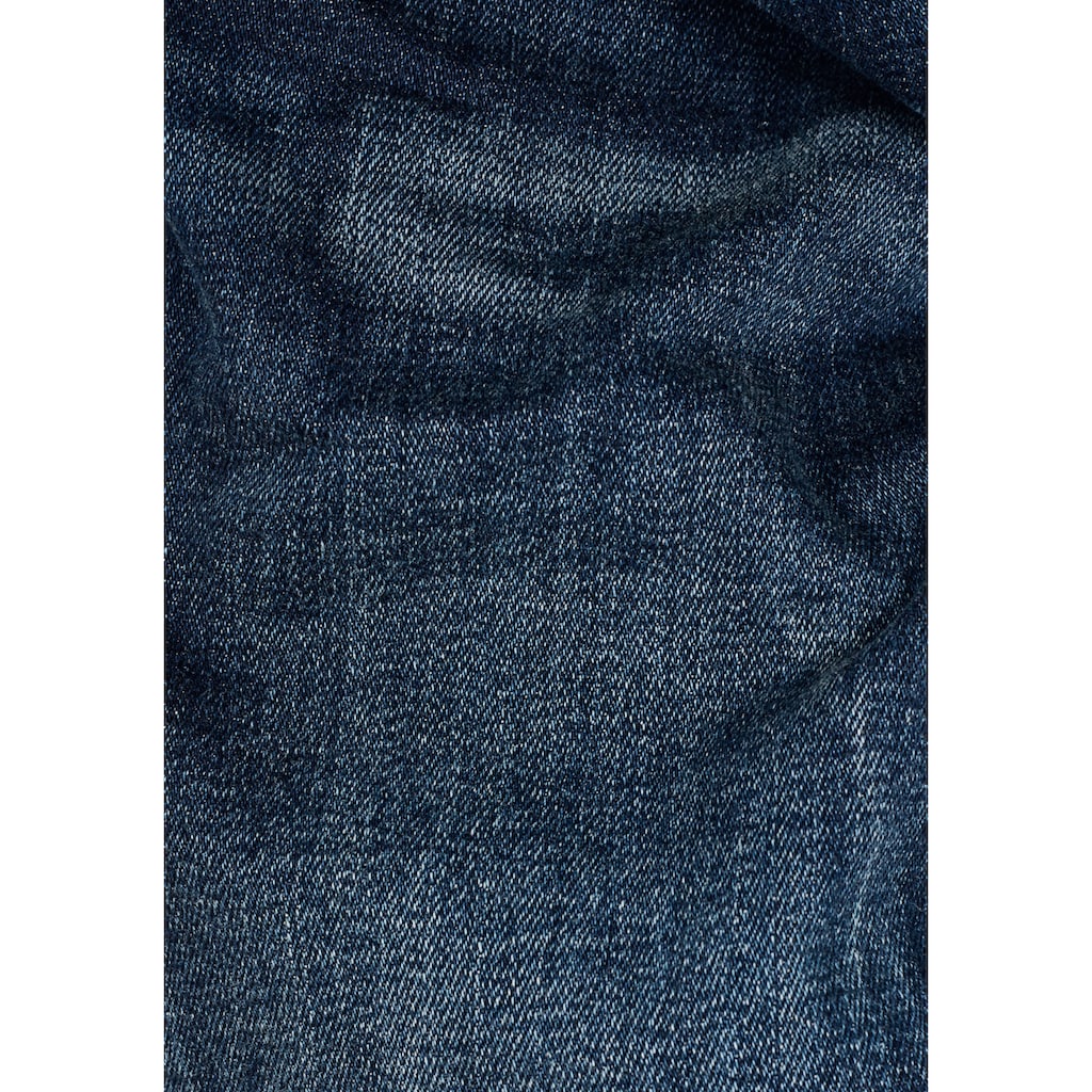 G-Star RAW Straight-Jeans »Midge Saddle Straight«, 5-Pocket-Design mit markanten Steppnähten