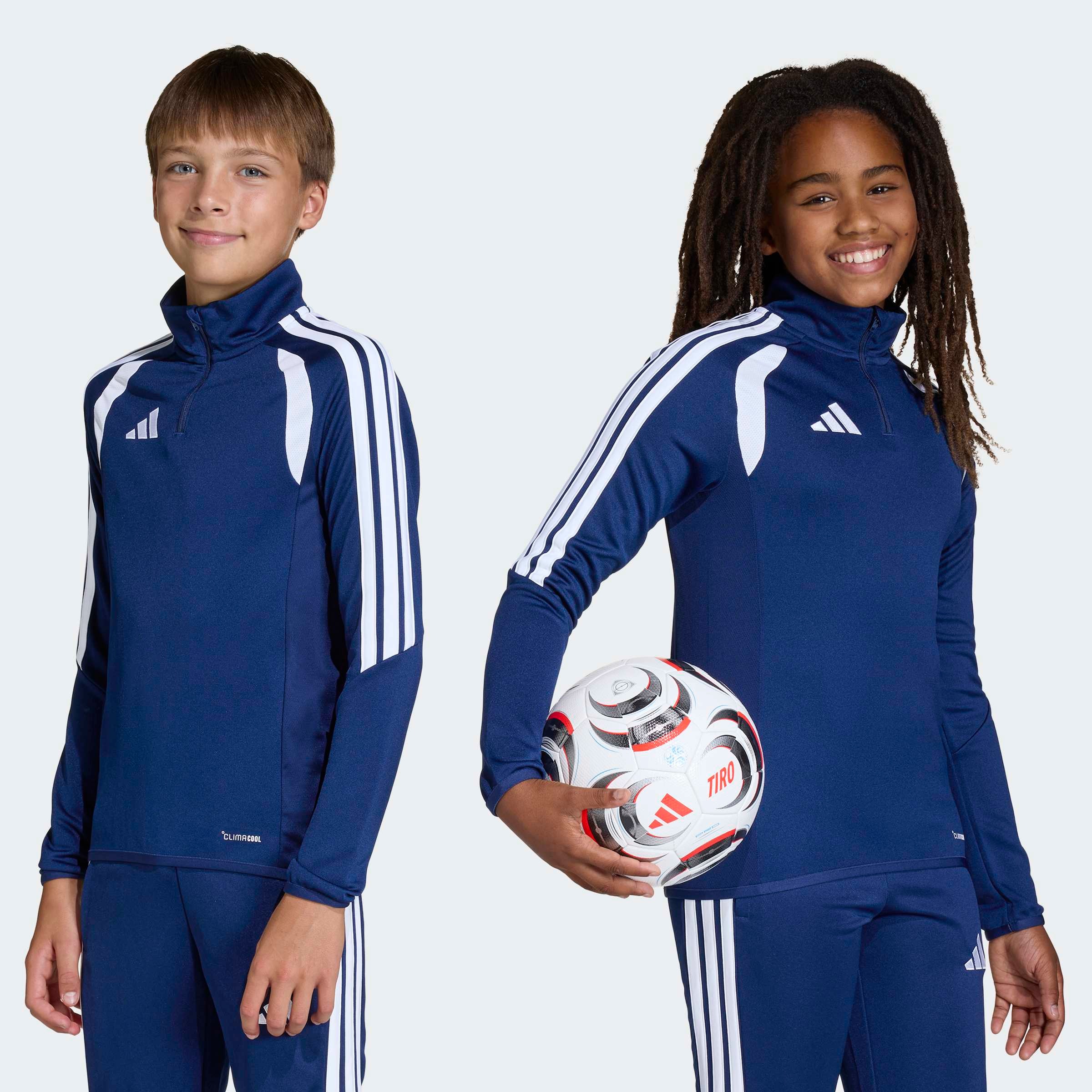 adidas Performance Trainingsshirt »TIRO26 LEAGUE KIDS TRAININGSOBERTEIL« mit Reißverschluss, atmungsaktiv, schnell trocknend