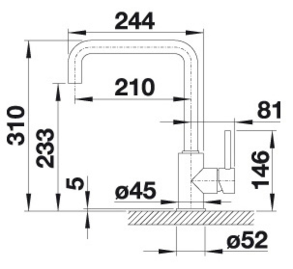 Blanco Küchenarmatur »MILI« Rohrauslauf