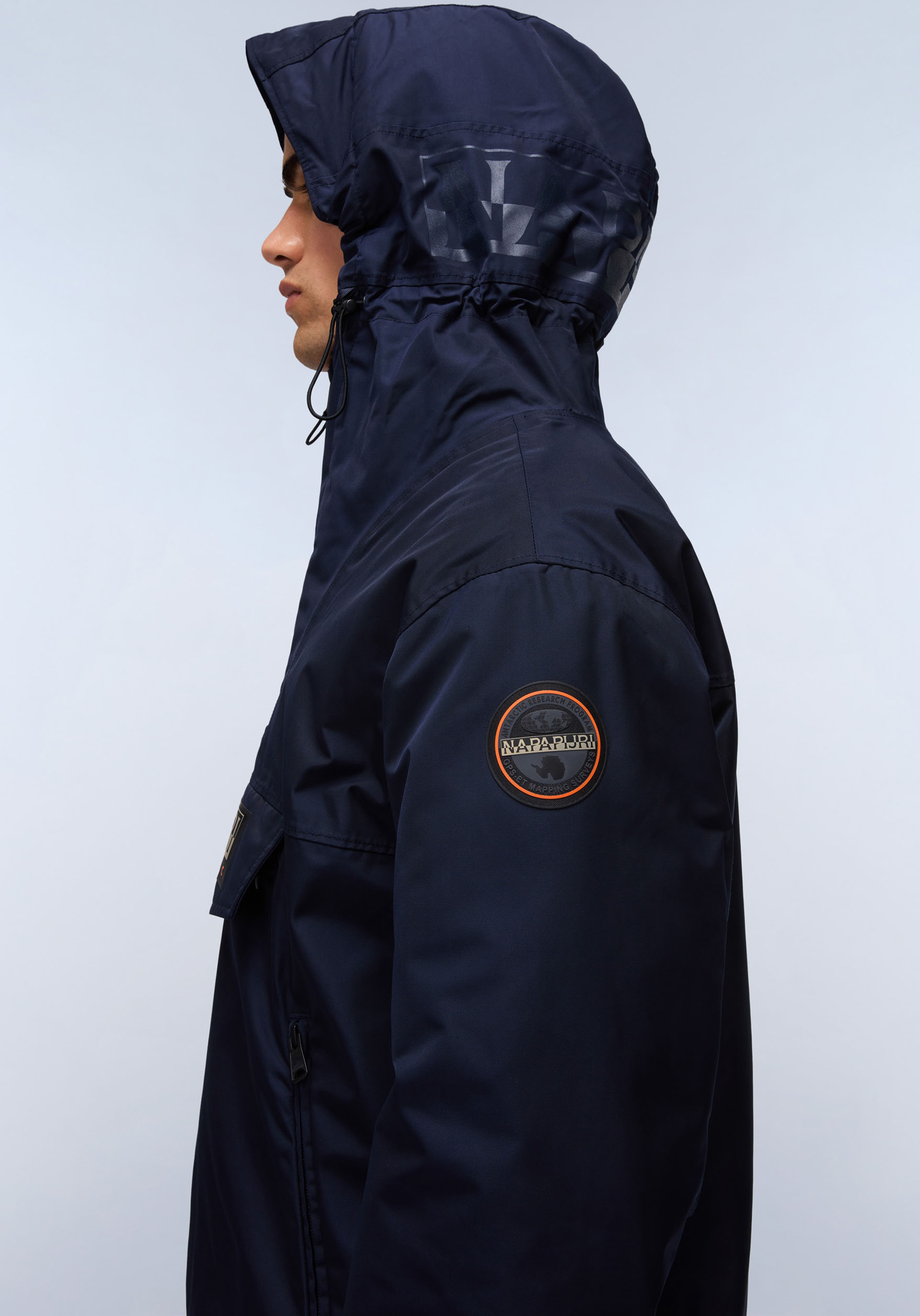 Napapijri Anorak mit Kapuze aus Polyester, auch in großen Größen