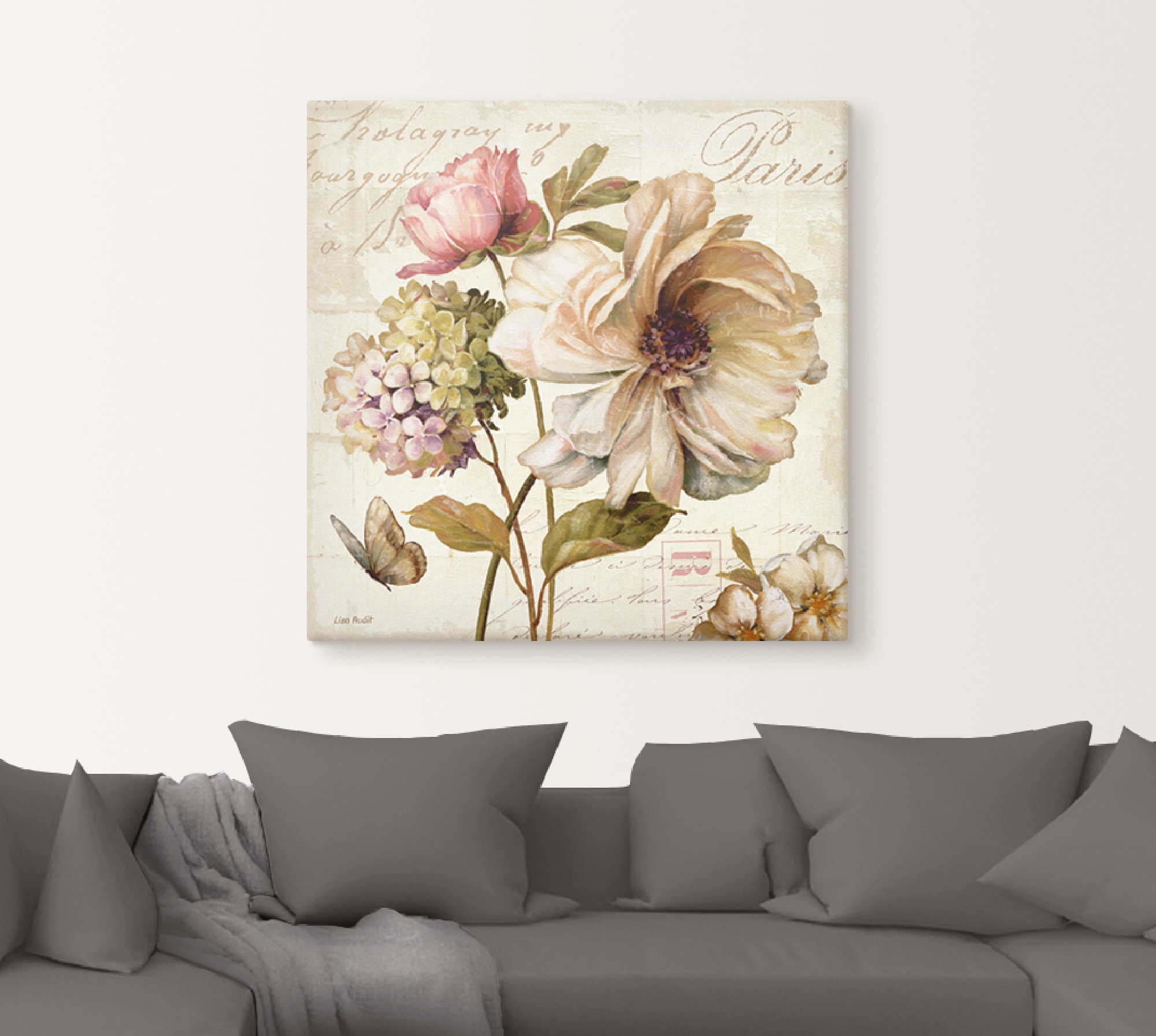 Artland Wandbild »Blumen II«, Blumen, (1 St.), als Leinwandbild, Poster, Wandaufkleber in verschied. Größen
