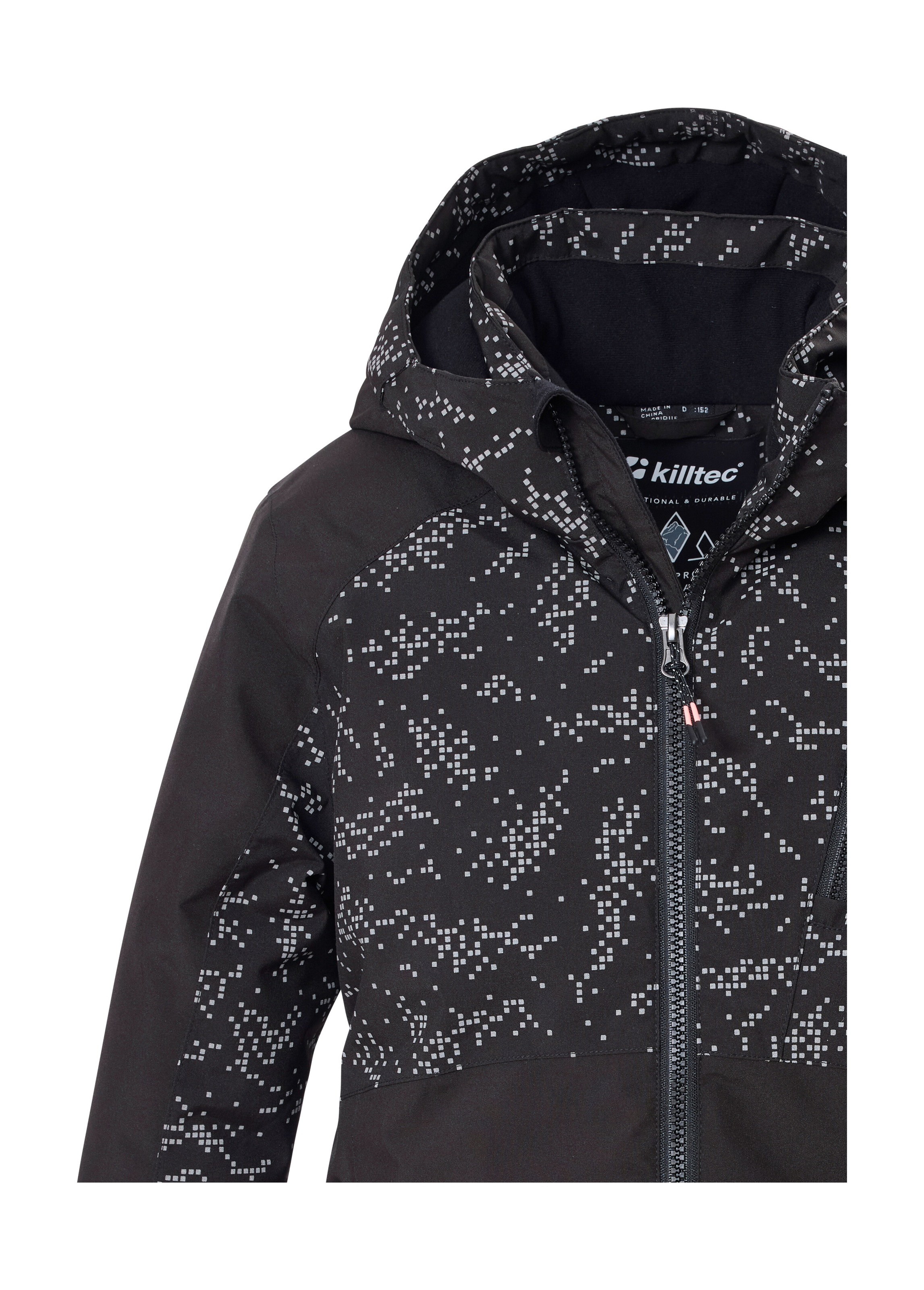 Killtec Skijacke »KSW 189 GRLS SKI JCKT« Wind- und wasserdicht, atmungsaktiv, grafischer All-over-Print