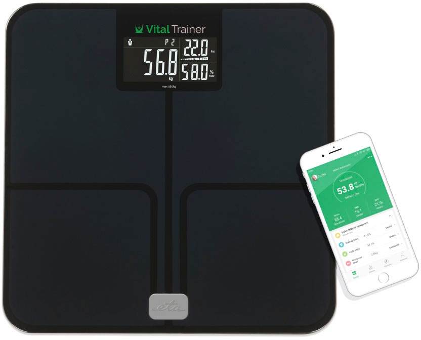 Thumbnail - eta Körper-Analyse-Waage "Vital Trainer" ITO-Technologie für höhere Messgenauigkeit