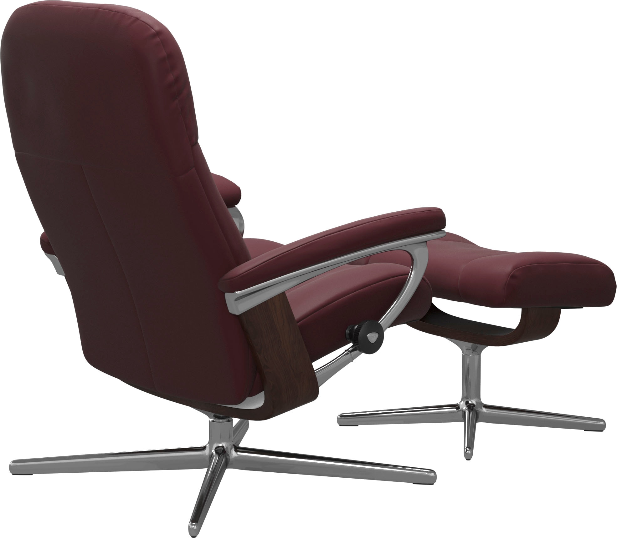 Stressless® Fußhocker »Garda«, mit Cross Base, Größe M & L, Holzakzent Braun