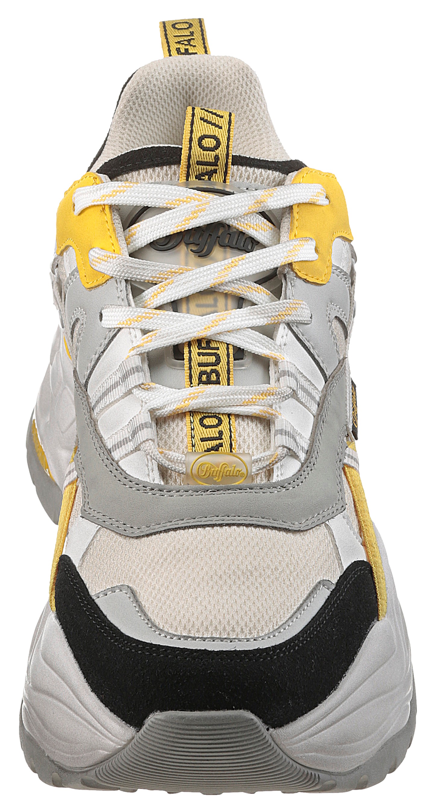 Buffalo Plateausneaker »TRIPLET HOLLOW«, Chunky Sneaker, Schnürschuh, Freizeitschuh mit Kontrastdetails