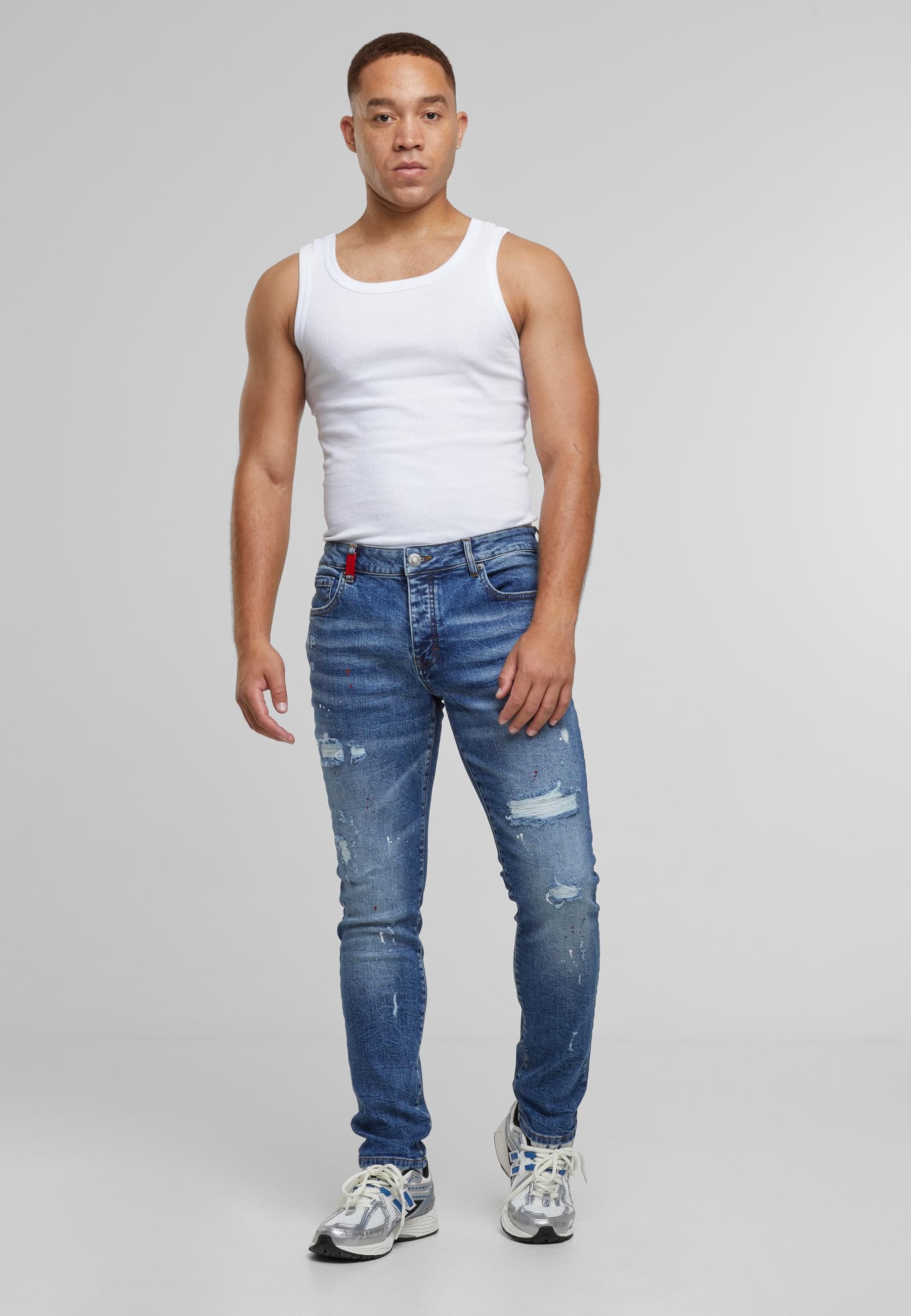 2Y Premium Bequeme Jeans »2Y Premium 2Y JULIO RIPPED SLIM FIT JEANS«