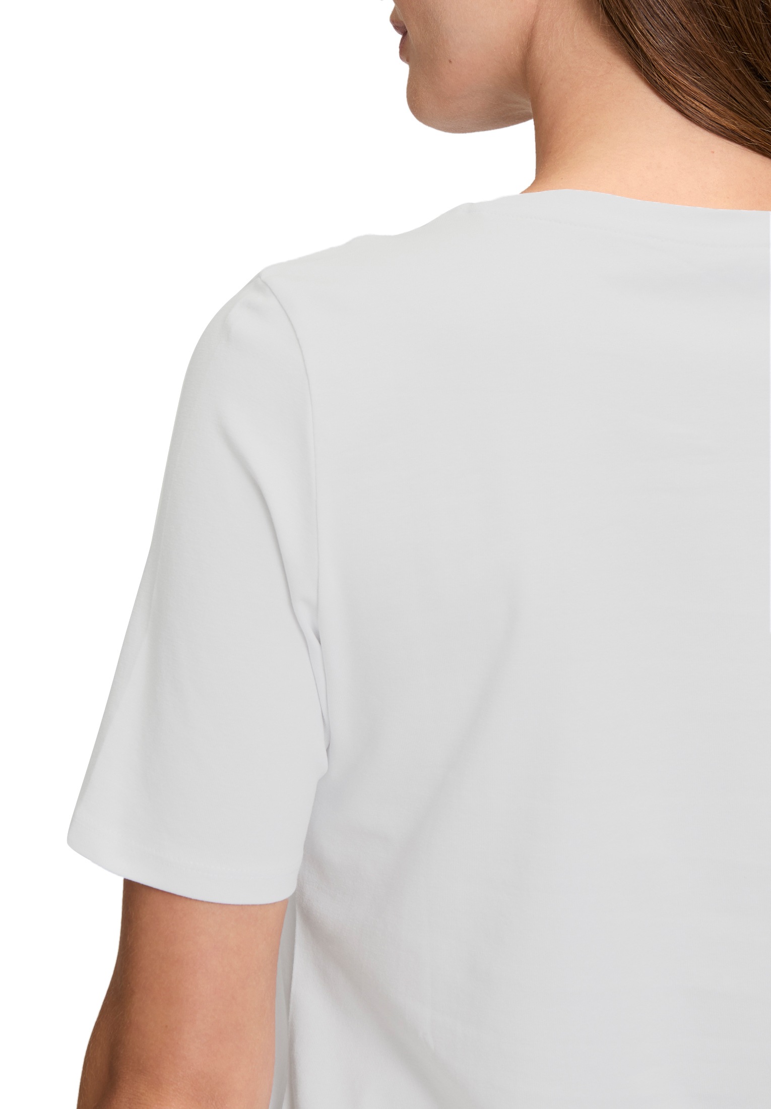 Betty Barclay Kurzarmshirt »Betty Barclay Damen Basic Shirt mit Placement«, (1 tlg.)