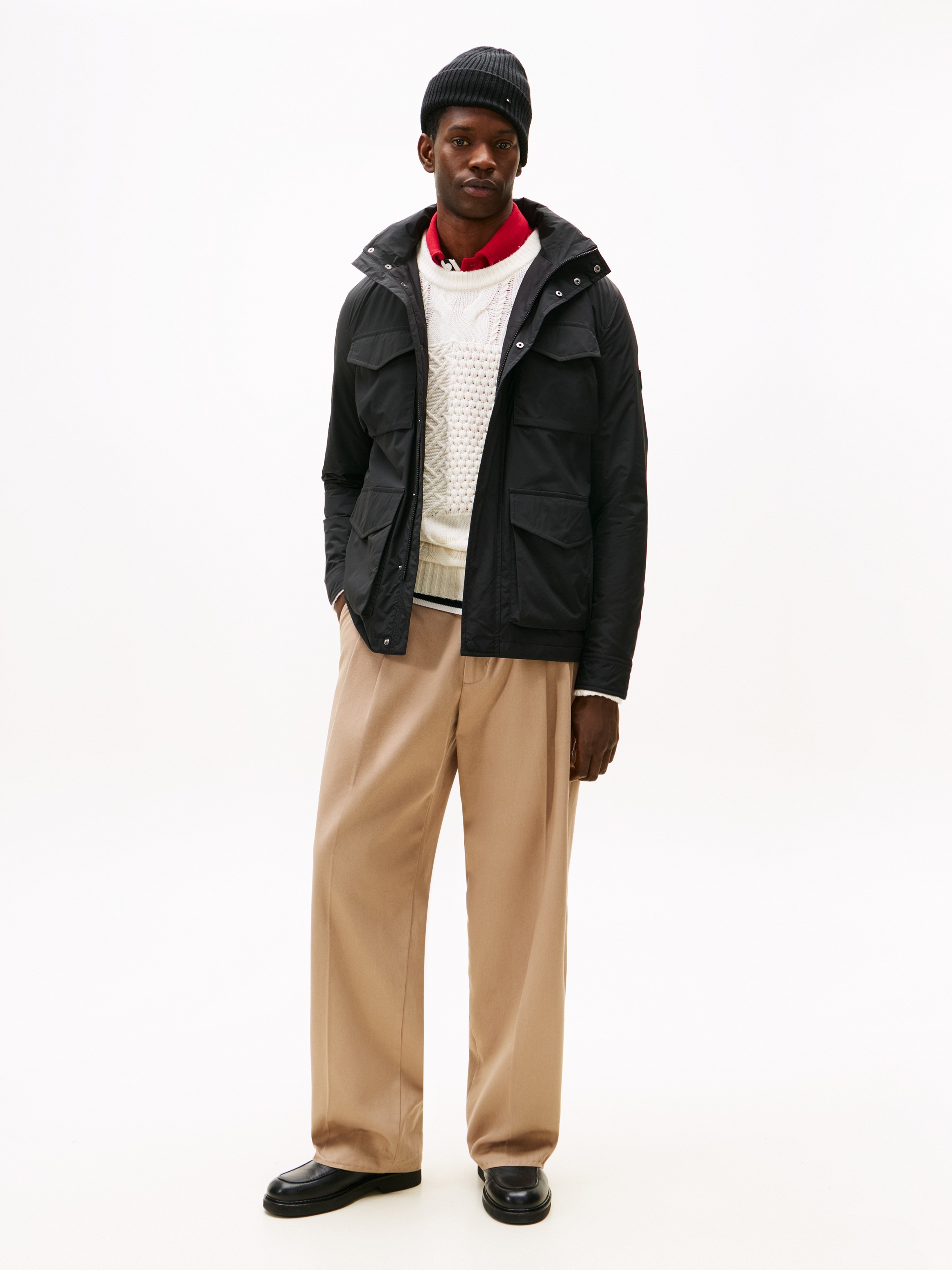 Thumbnail - Tommy Hilfiger Fieldjacket "LW PACKABLE" mit Kapuze im Kragen verstaubare Kapuze, normale Passform