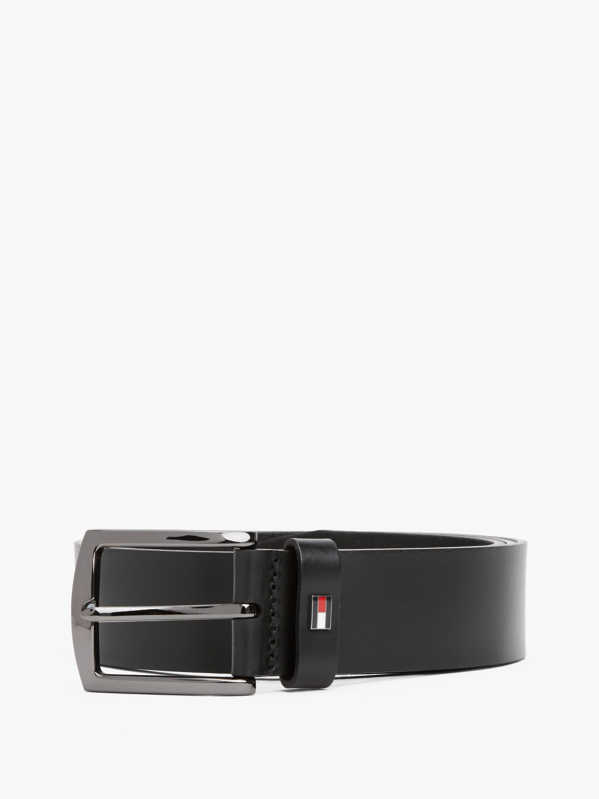 Tommy Hilfiger Ledergürtel »DENTON 3.5 EXT«, Einfachdornschließe, Metalllogo