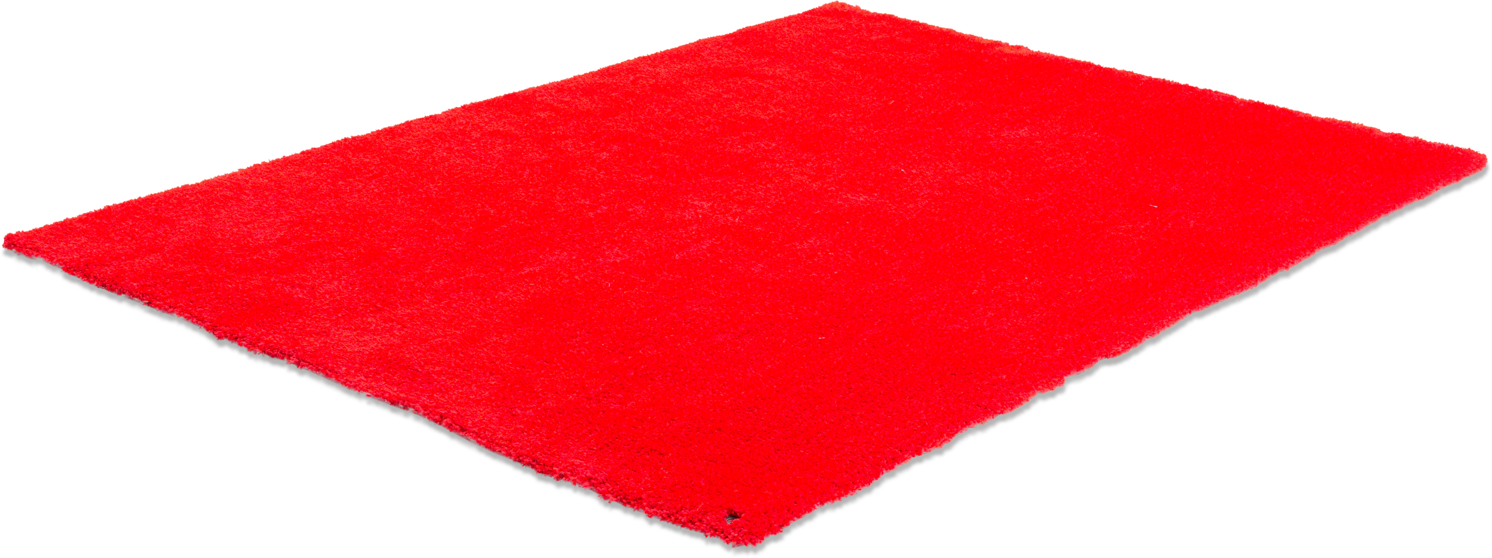 TOM TAILOR HOME "Soft" rechteckig 35 mm Höhe handgetuftet, Uni-Farben, super weich und flauschig