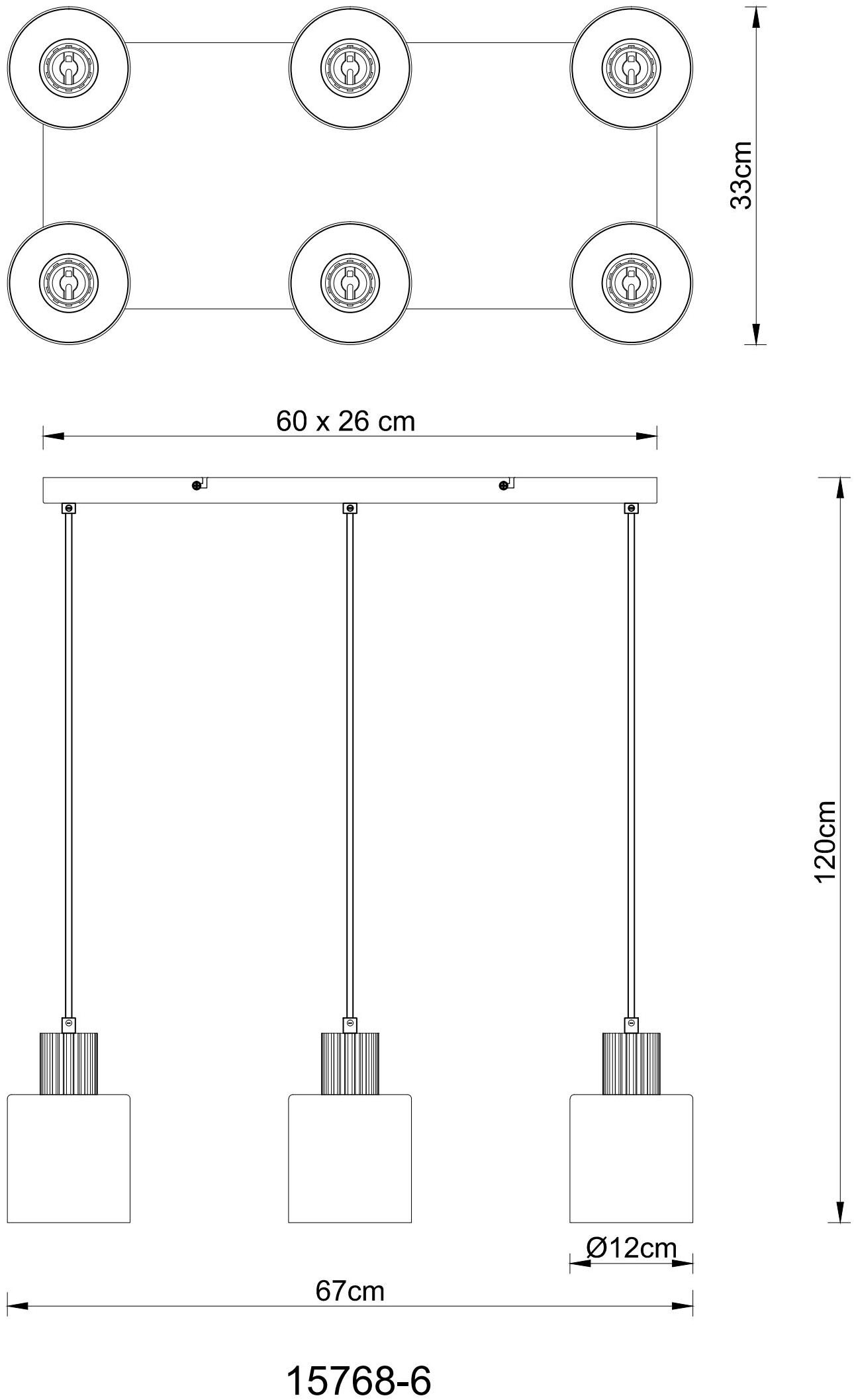 GLOBO LIGHTING Hängeleuchte »ALEIDIS« E27 1 Stk. Hängelampe Esszimmer-Leuchte Esstischleuchte Wohnzimmer