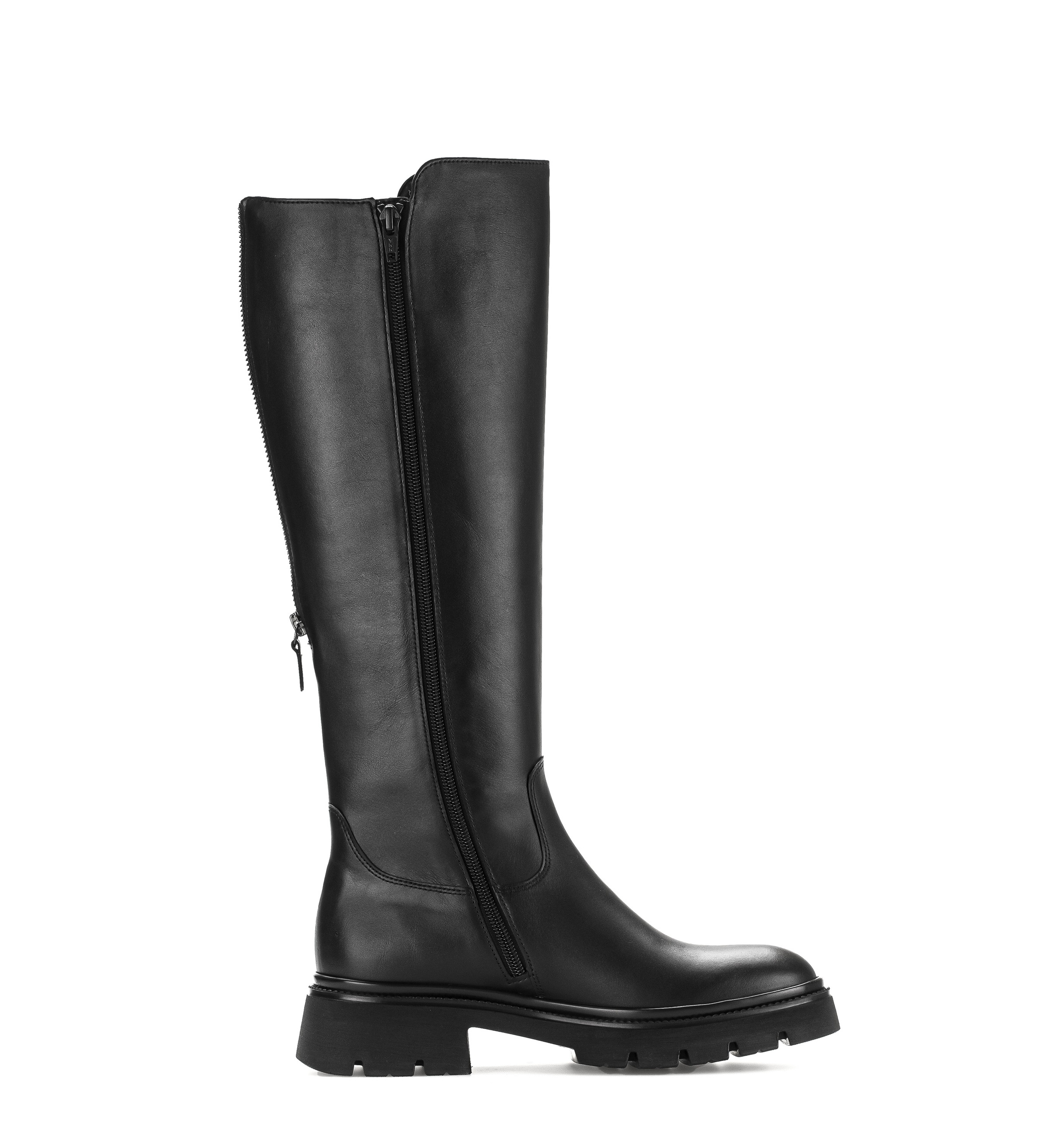 Gabor Stiefel  Blockabsatz, Langschaftstiefel mit Innenreißverschluss