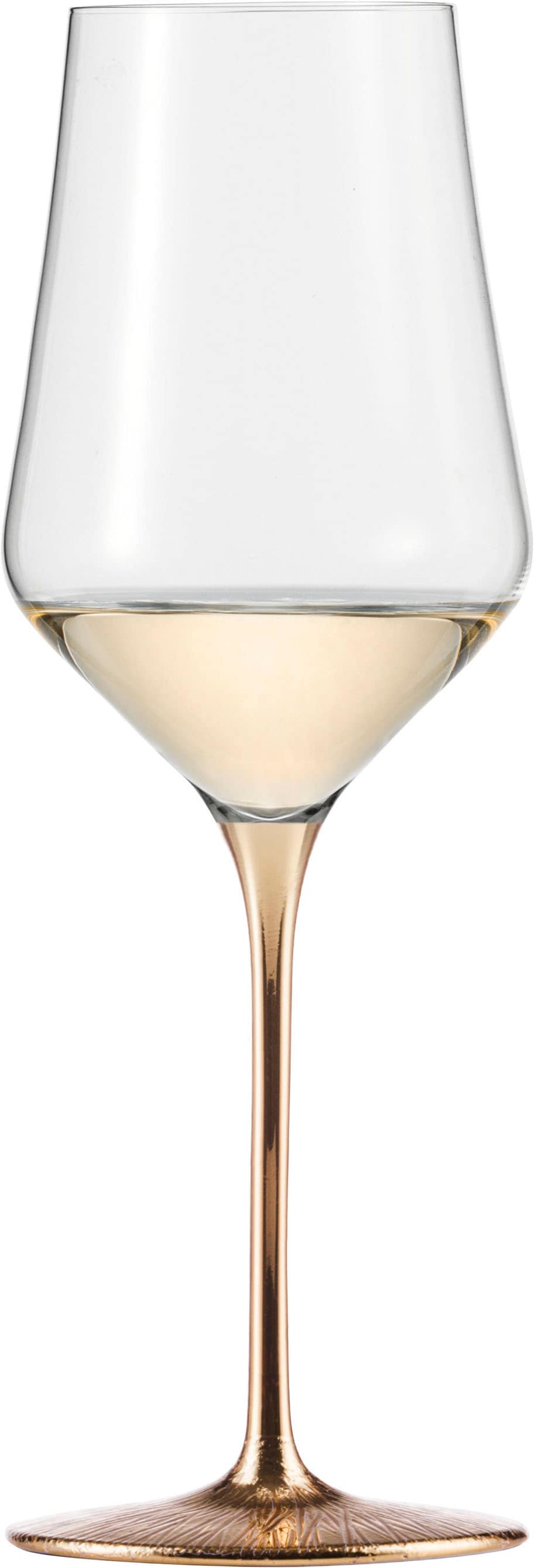 Eisch Germany Weißweinglas »RAVI GOLD, Made in Germany«, (Set, 2 tlg., 2 Weißweingläser im Geschenkkarton), in Handarbeit veredelt mit 24karätigem Gold, 380ml, 2-teilig