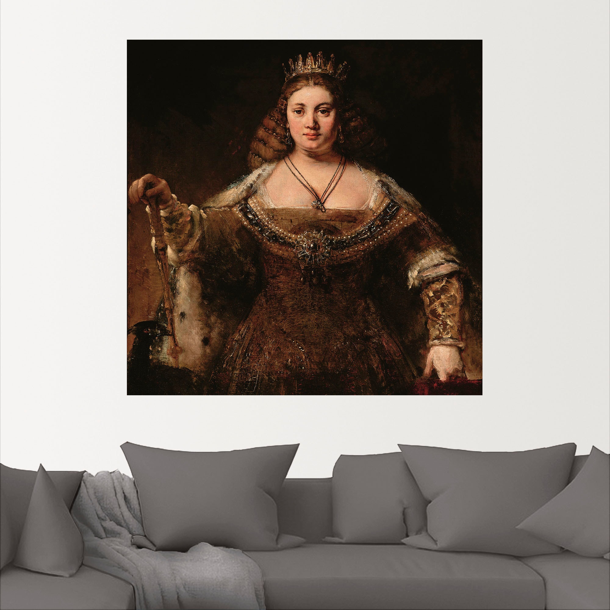 Artland Wandbild »Juno. Um 1662-65«, Bilder von Frauen, (1 St.), als Alubild, Leinwandbild, Wandaufkleber oder Poster in versch. Größen