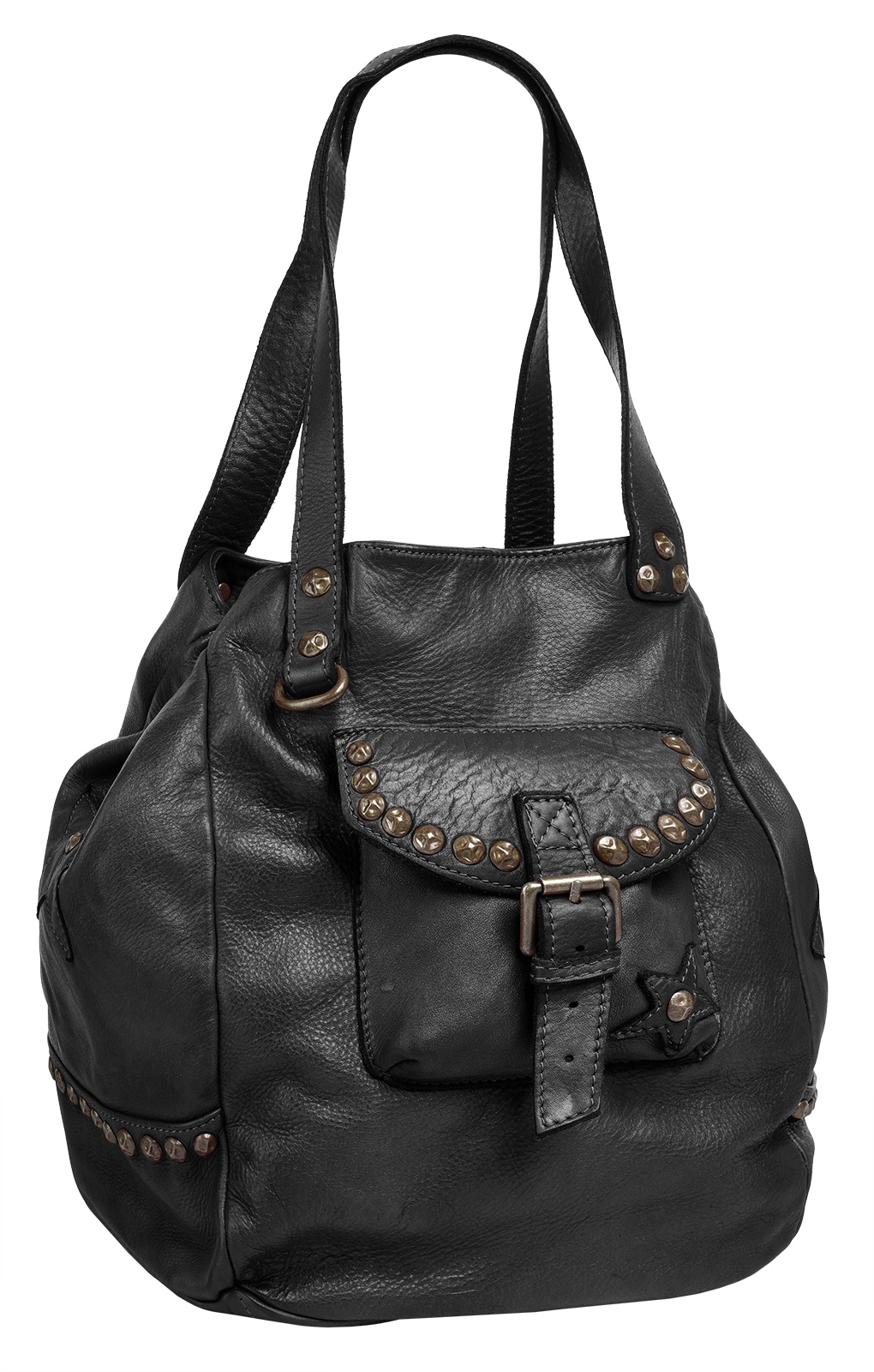 Samantha Look Shopper, echt Leder, Made in Italy