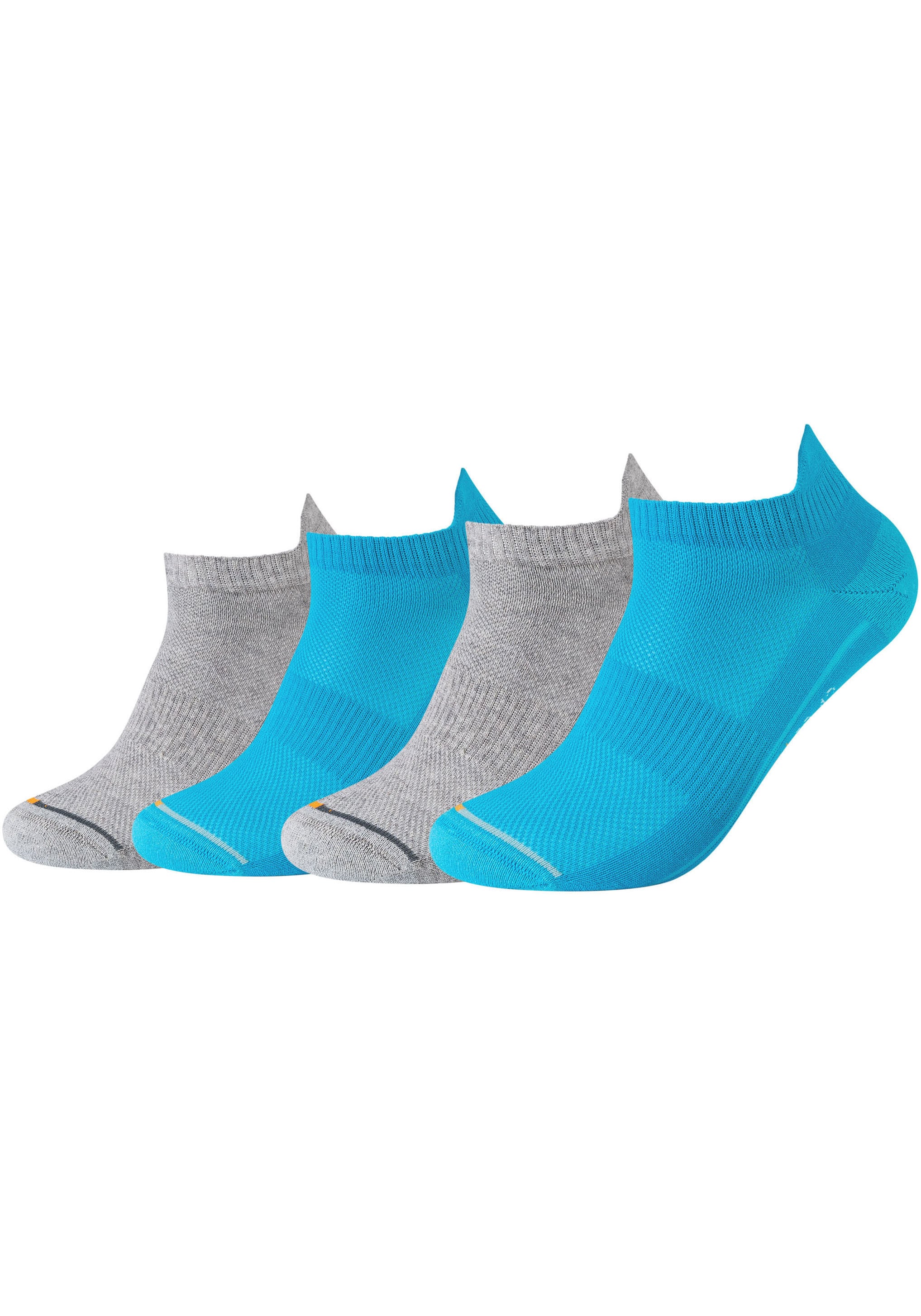 Camano Sneakersocken, (4er Pack), mit Micro-Plüsch an Ferse und Zehen