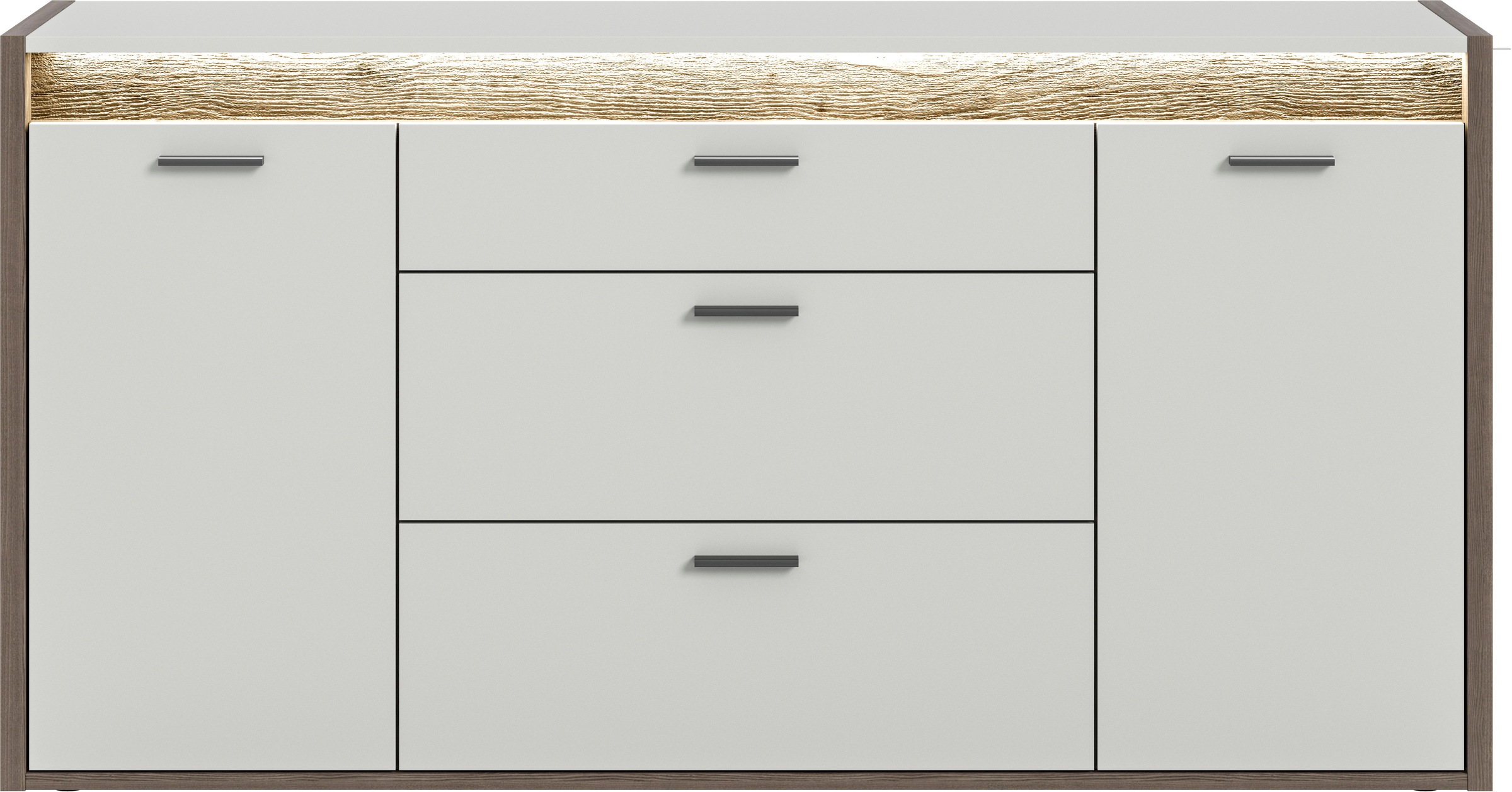 INOSIGN Sideboard "Treviso, Breite 167cm, inkl. Frontbeleuchtung, 2 Türen, günstig online kaufen