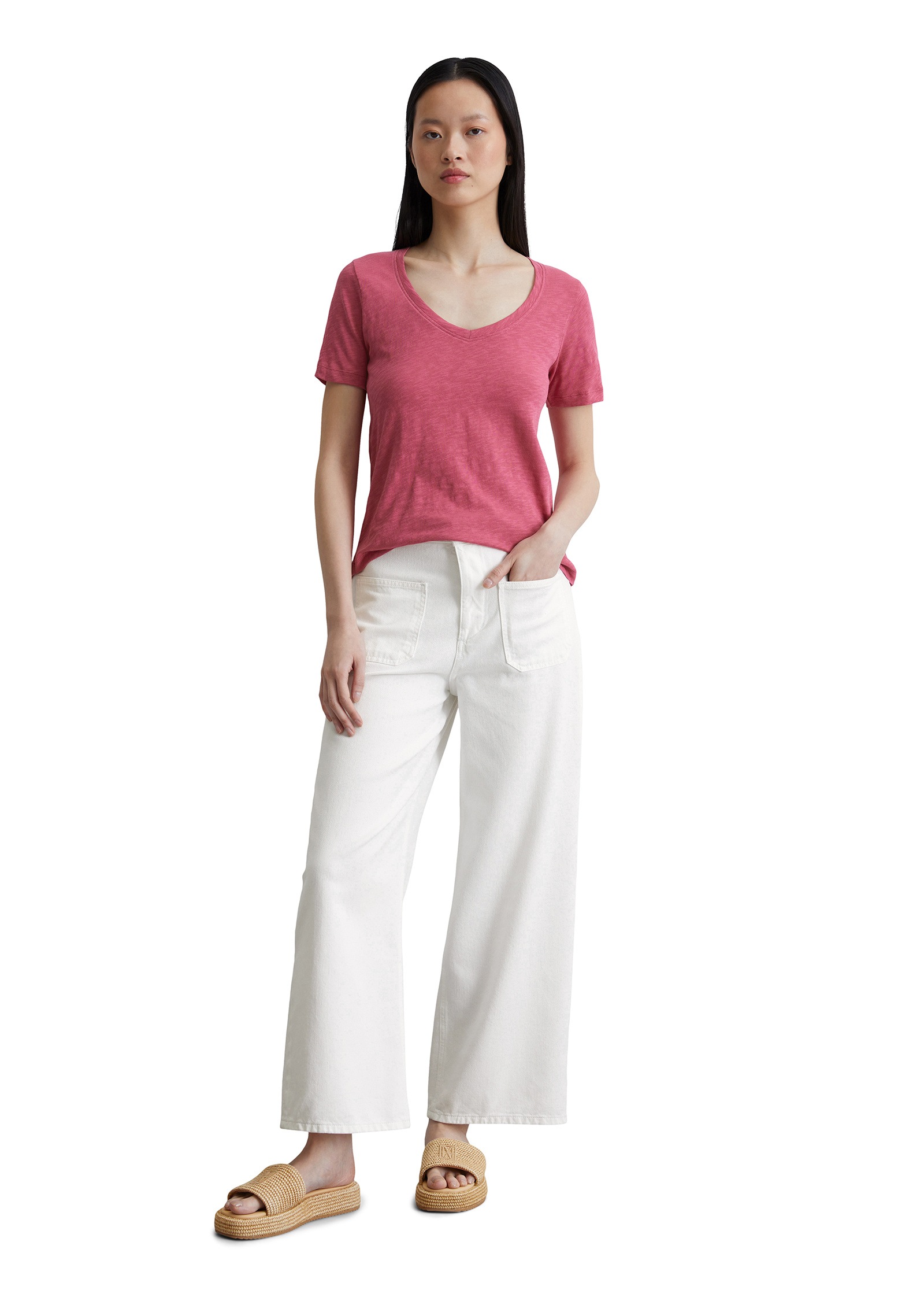 Marc O'Polo T-Shirt »aus Organic Cotton Slub Jersey«