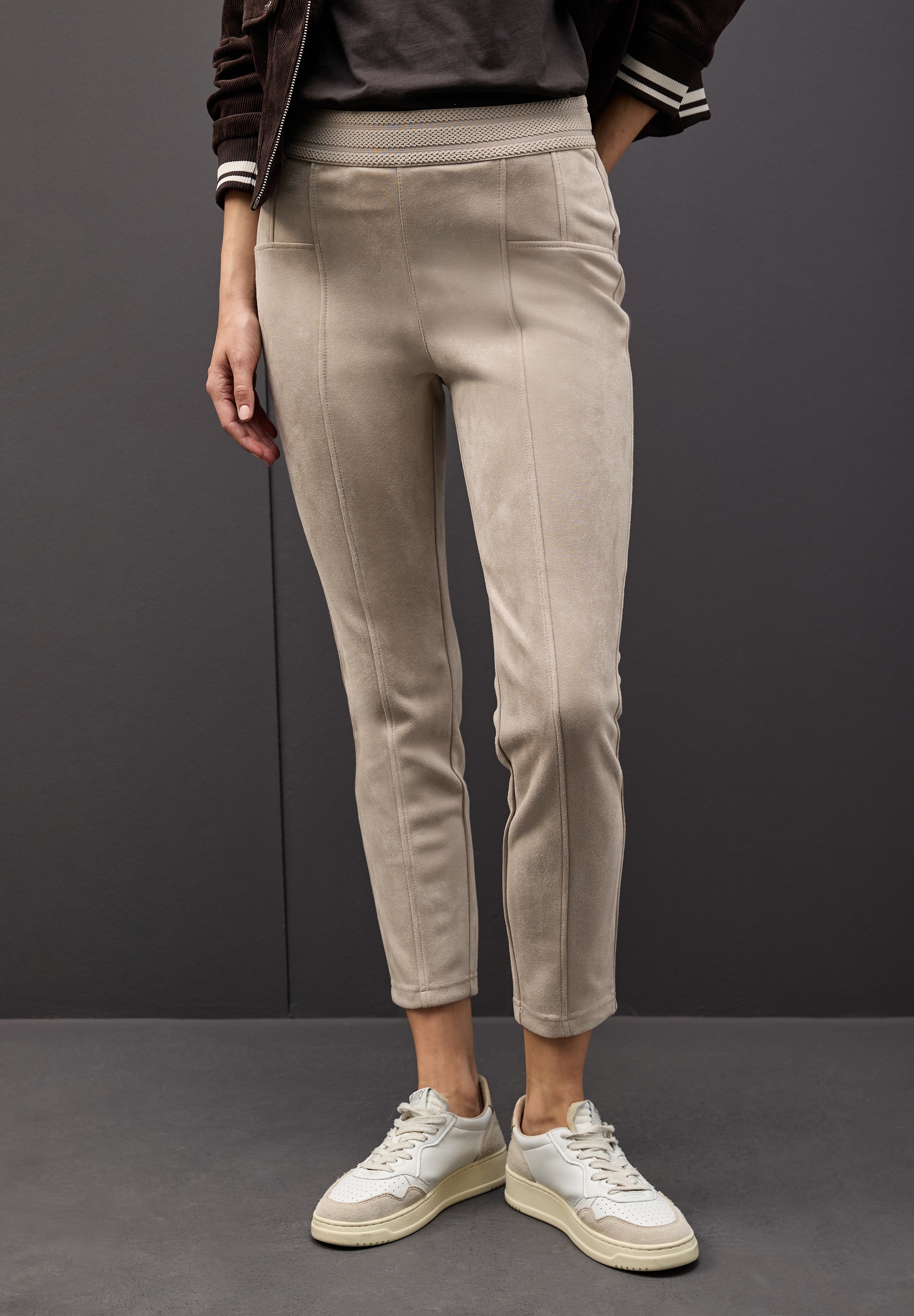 STREET ONE Stoffhose "Style Hope" mit elastischem Bund günstig online kaufen