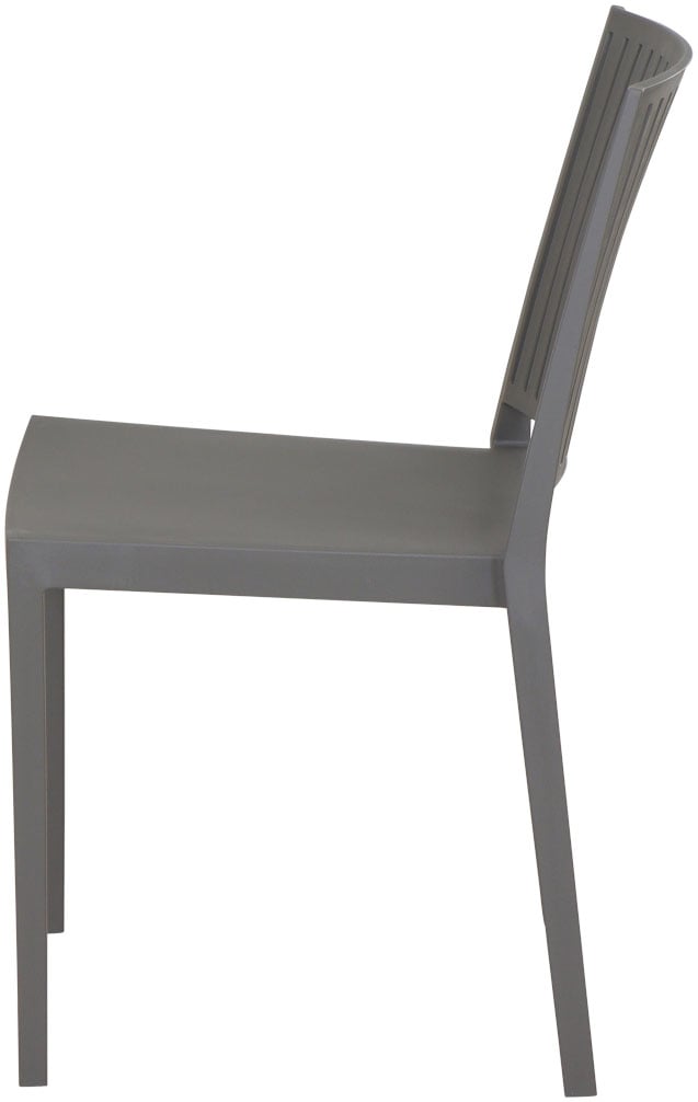 Siena Garden Gartensessel »Lane 2er Set Stapelstuhl grau« Set, 2 Stk. tlg. Gestell, Polypropylen/Glasfaser