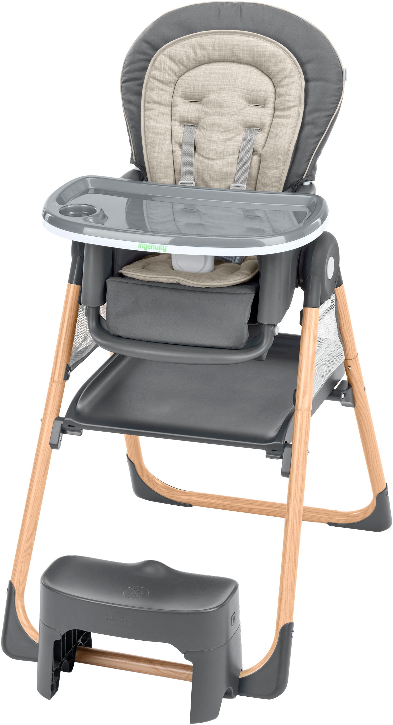 ingenuity Hochstuhl »Proper Positioner™ Create Up™ Multi-Mode Deluxe Folding Wesley™«, mit vielen verschieden Verwendungsmöglichkeiten