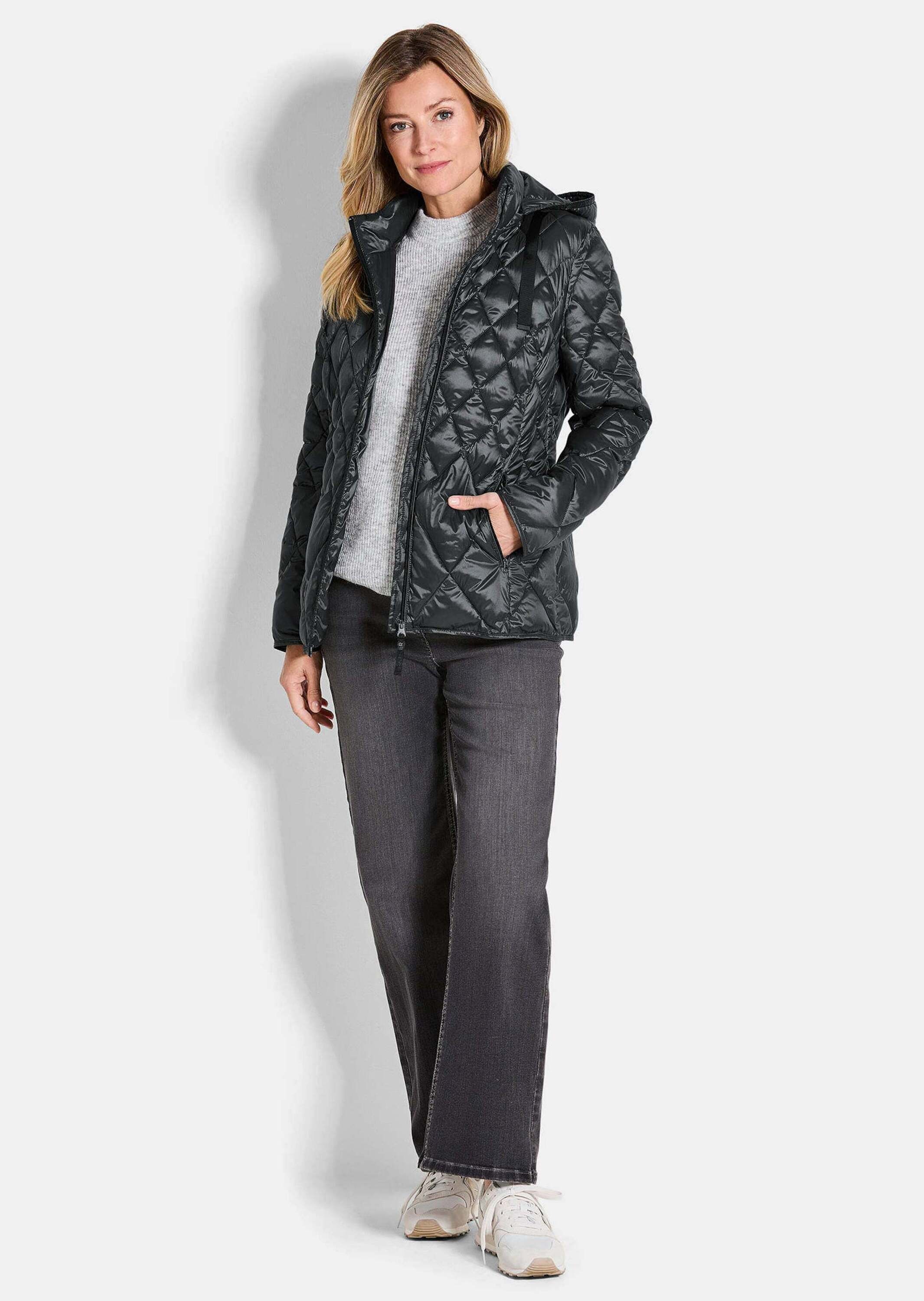 GOLDNER Kurzjacke "Kurzgröße Steppjacke mit Rautenmuster" Besonderer Diaman günstig online kaufen