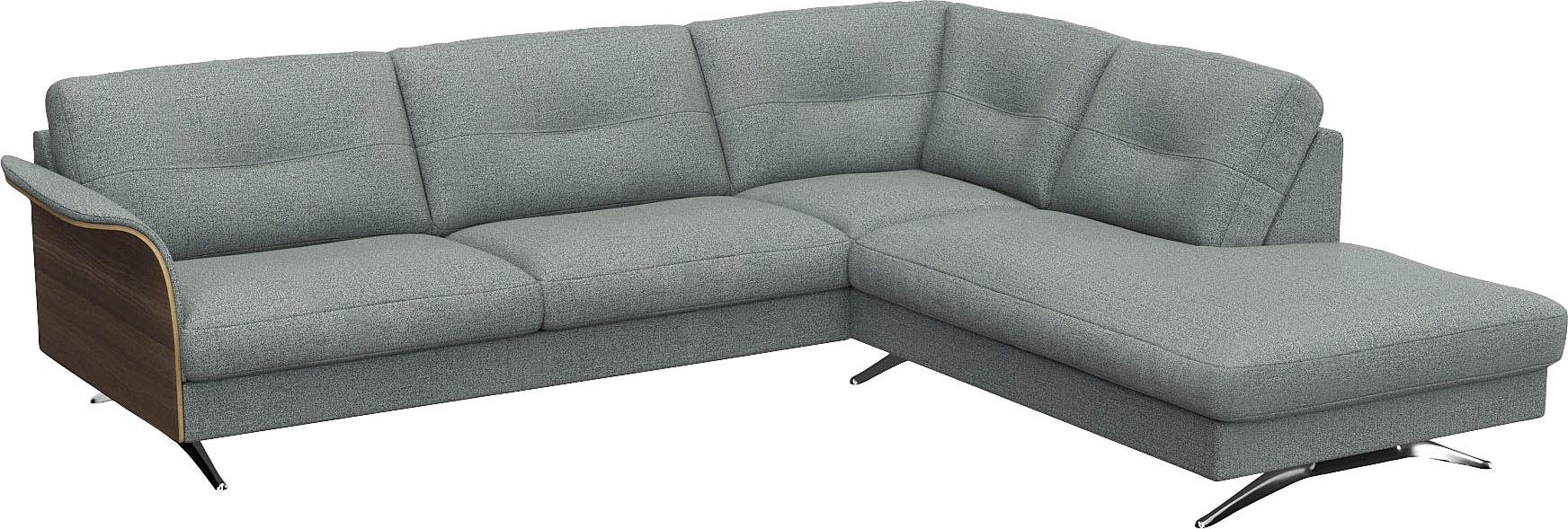 FLEXLUX Ecksofa »Glow«, Skandinavisches Design, In hochwertiger Verarbeitung