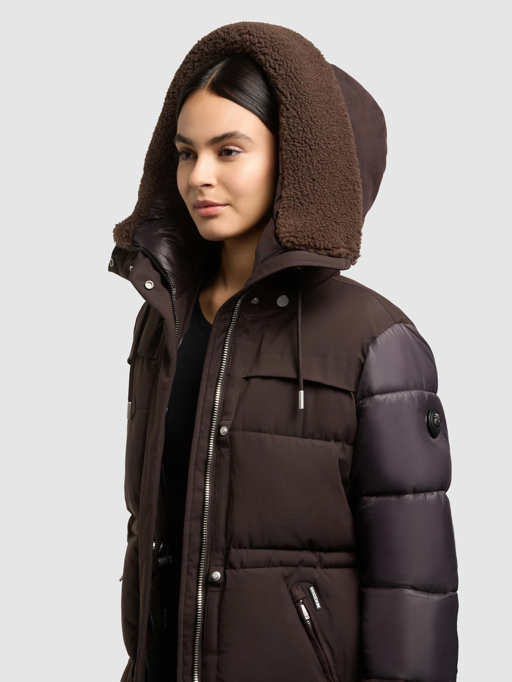 khujo Steppjacke »FRANNI« mit Kapuze