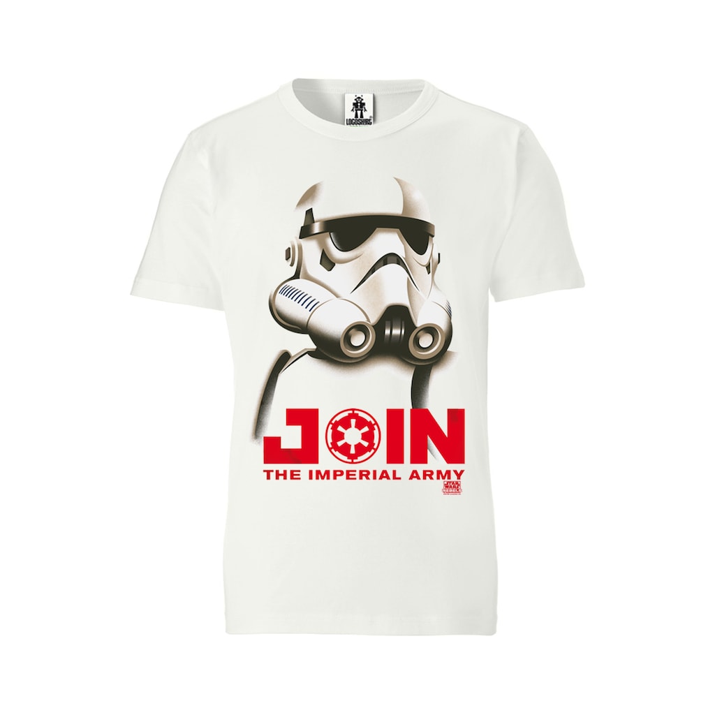 LOGOSHIRT T-Shirt »Star Wars - Stormtrooper«, mit Stormtrooper-Aufdruck