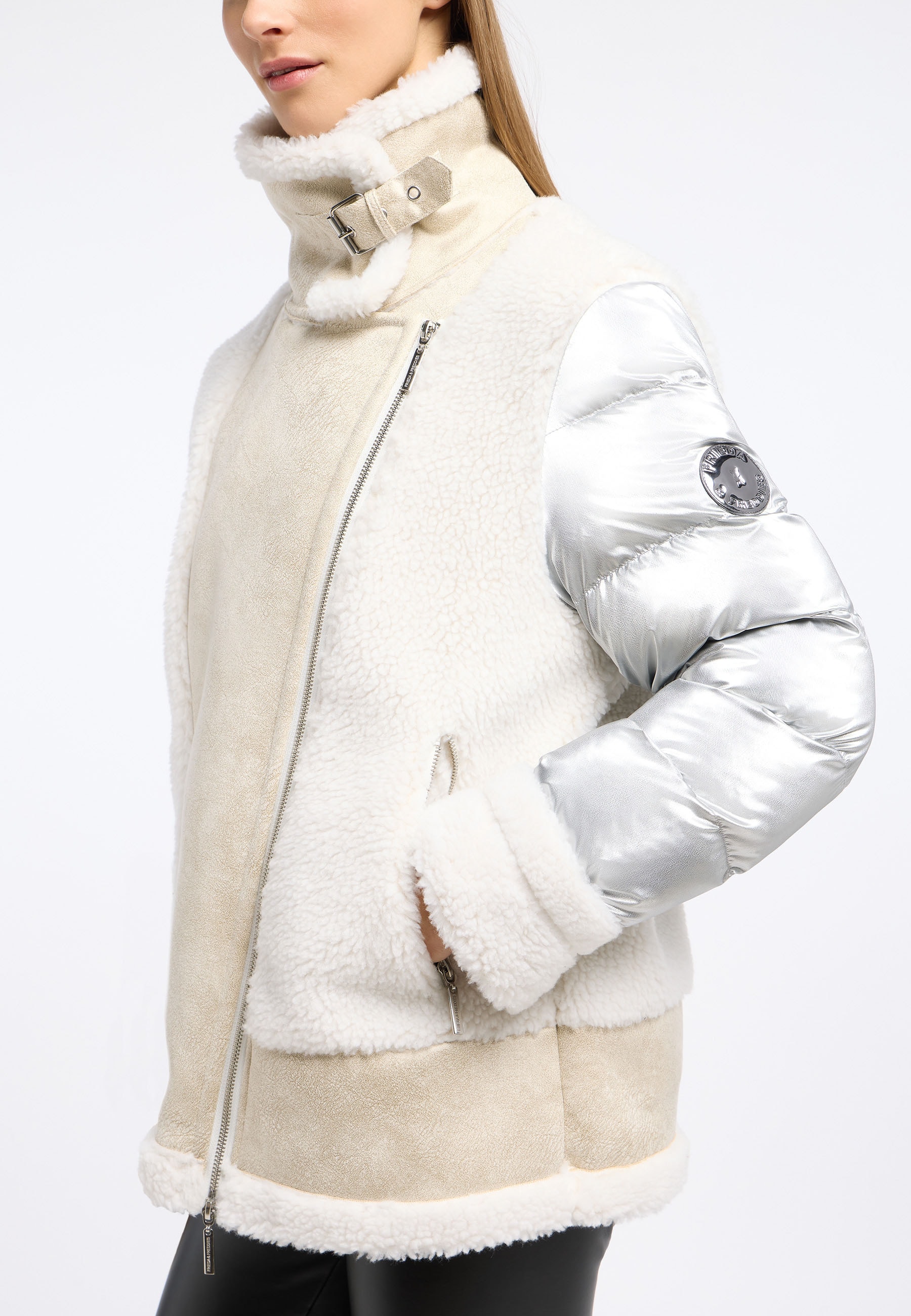 Frieda & Freddies Winterjacke »Fake Fur Jacket / Fiona«
