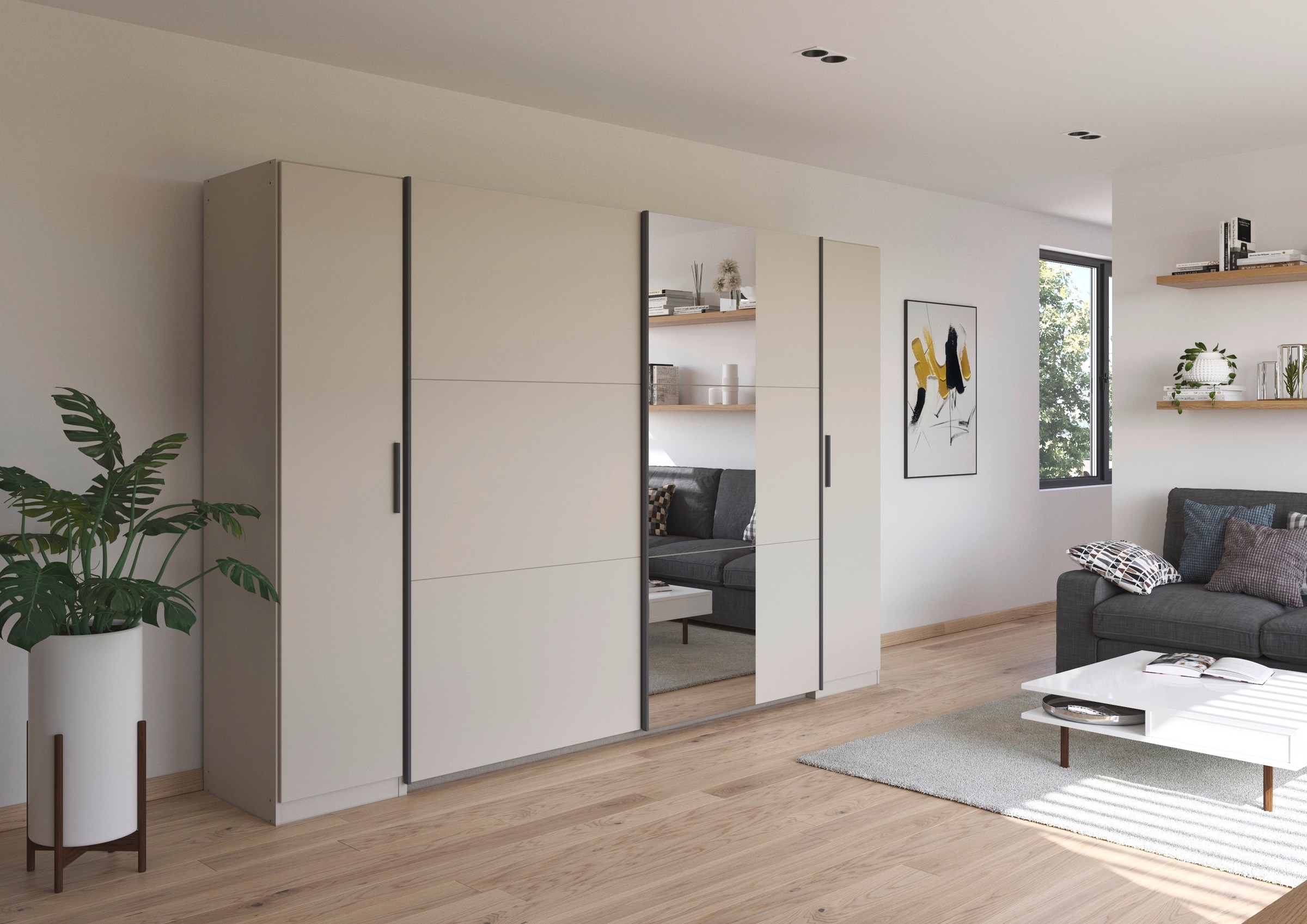 rauch Schwebetürenschrank "Kleiderschrank Drehtürenschrank Schrank Garderob günstig online kaufen