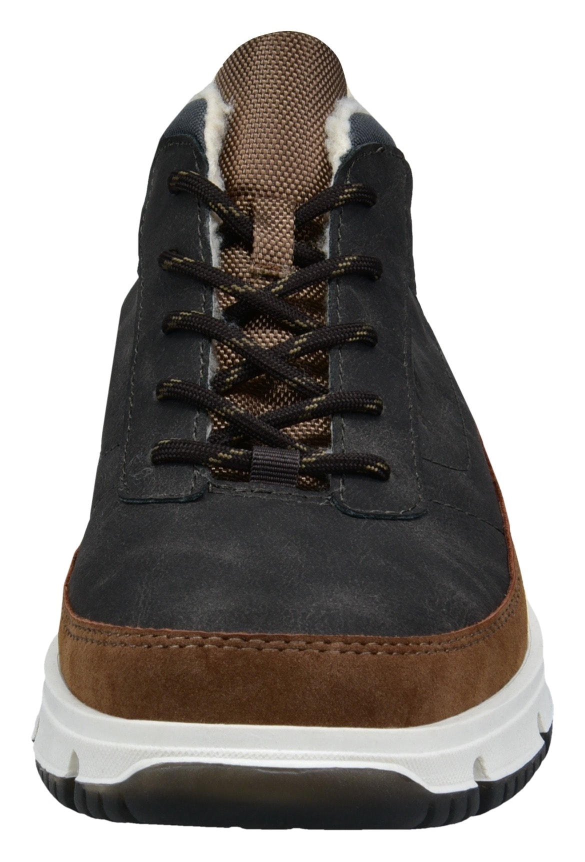 bugatti Sneaker, High Top Sneaker, Schnürboots mit modischer Profilsohle, Warmfutter