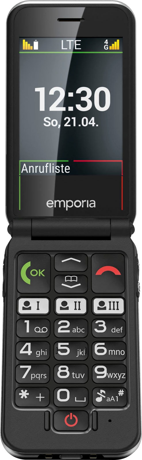 Emporia Smartphone »JOY-LTE«, schwarz, 7,11 cm/2,8 Kamera BAUR MP 2 Zoll, 