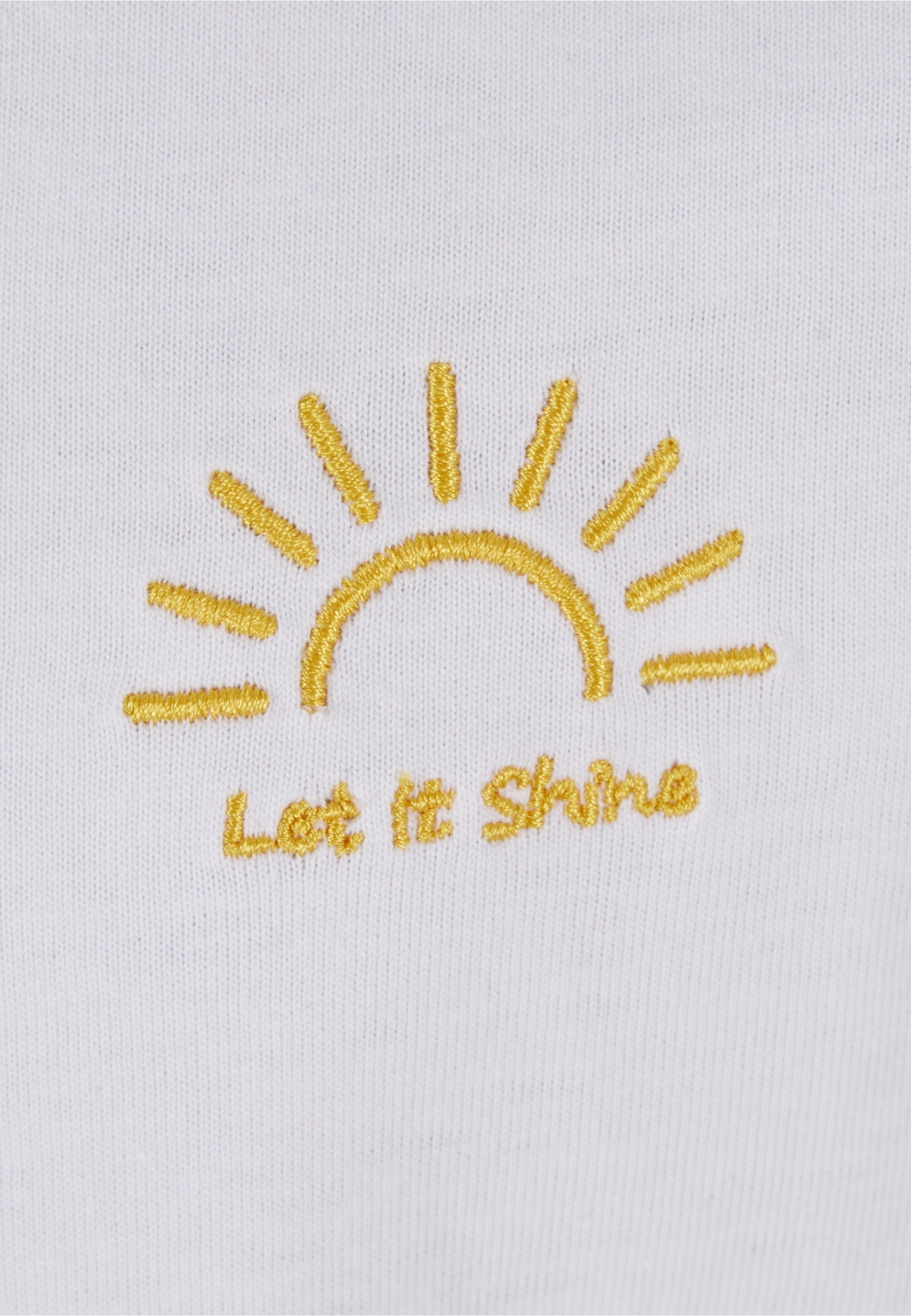 MisterTee T-Shirt »MisterTee Let It Shine Sun EMB Tee« 1 Stk.