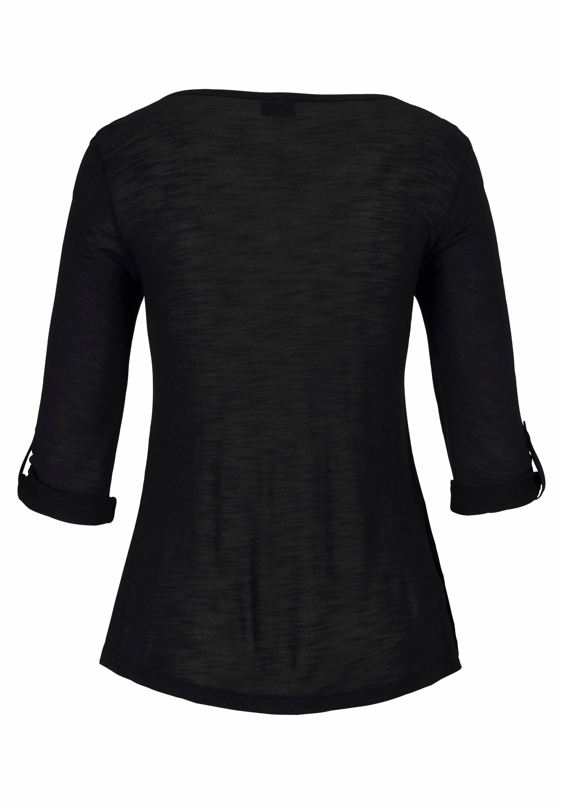 BUFFALO Strandshirt Women Black 44/46 3