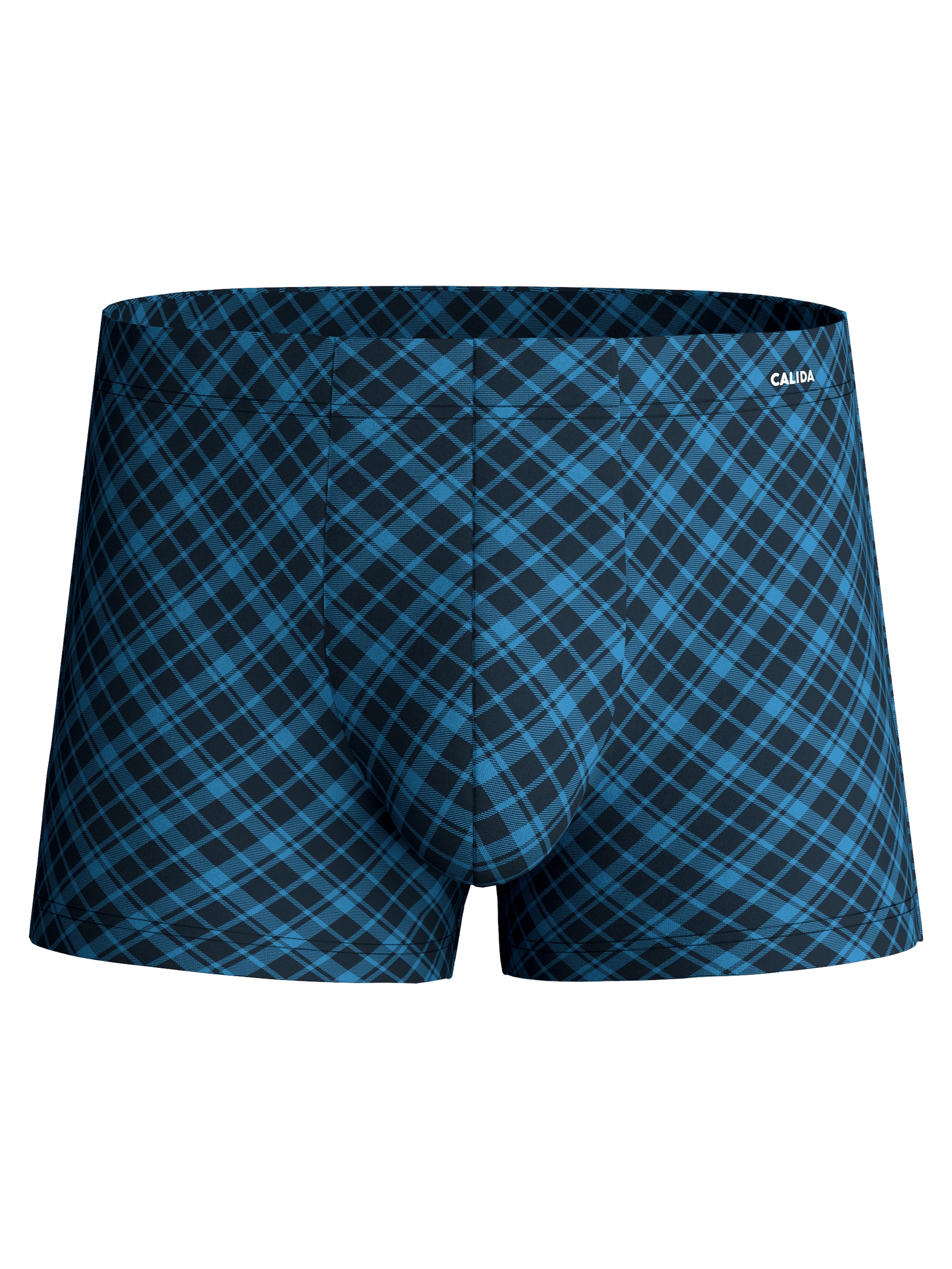CALIDA Boxershorts »Cotton Code Design« breiter Bund, gemustert, eng, bequem, mit Logodruck, Baumwollmix